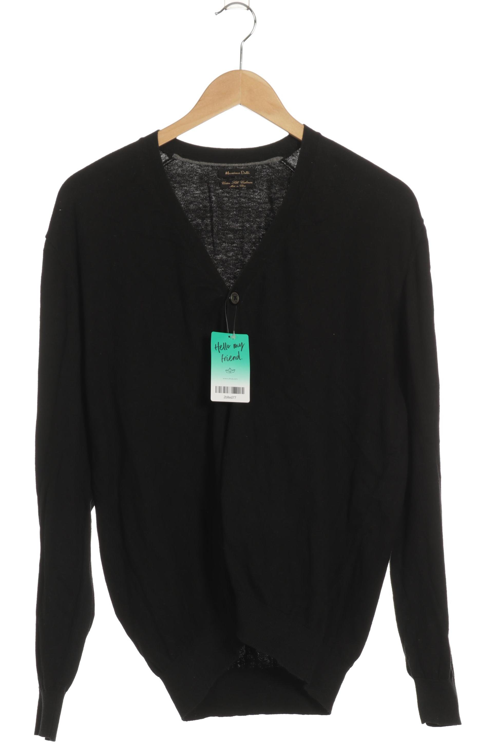 

Massimo Dutti Herren Strickjacke, schwarz, Gr.