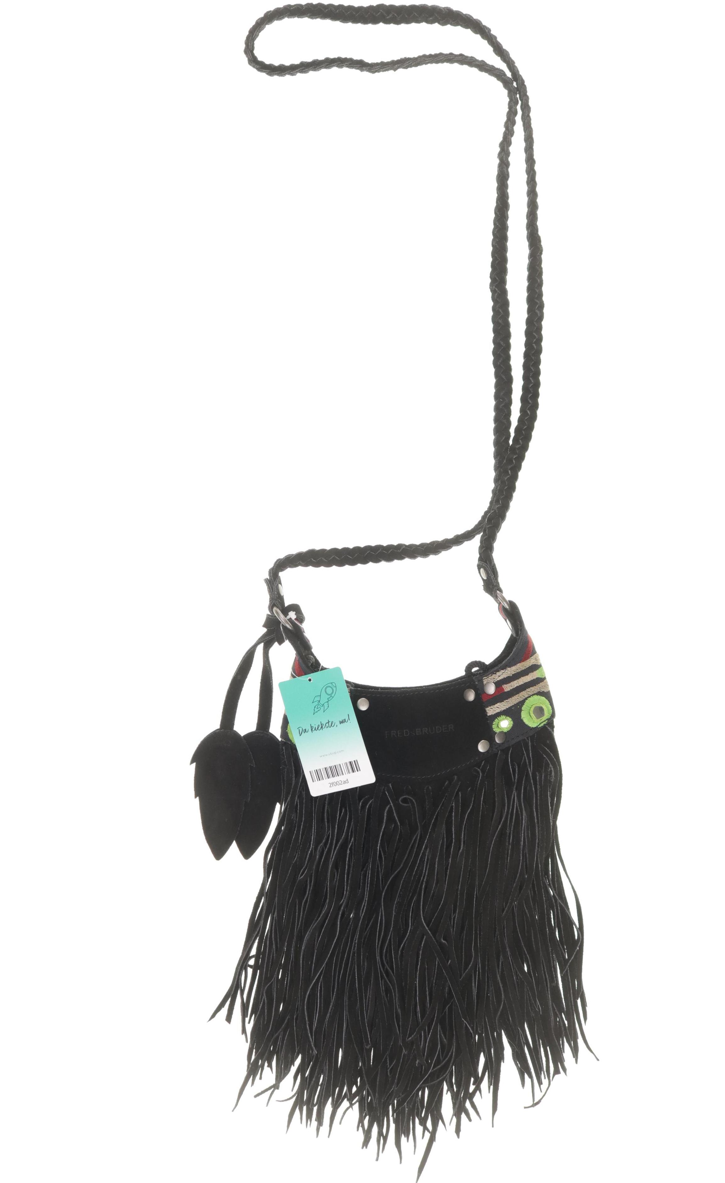 

FREDsBRUDER Damen Handtasche, schwarz, Gr.