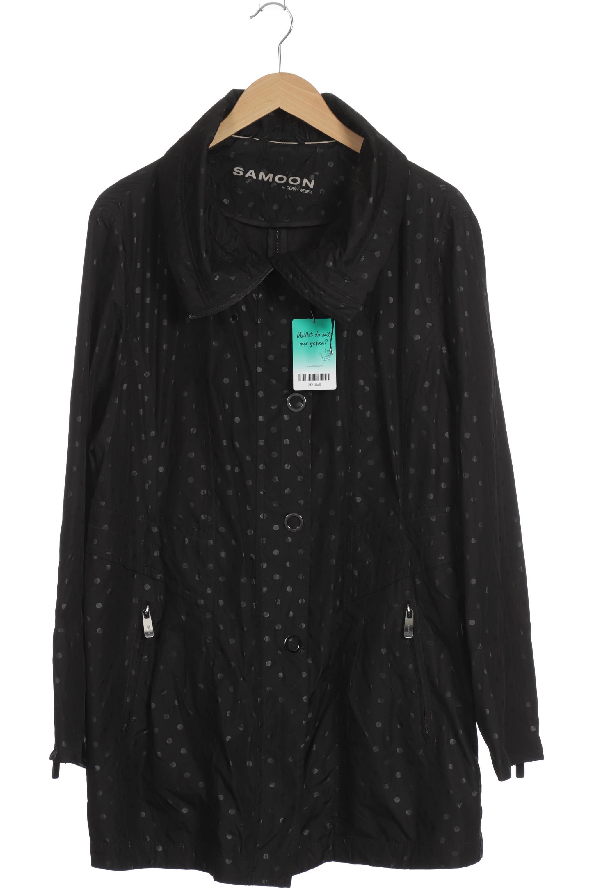 

Samoon by Gerry Weber Damen Jacke, schwarz, Gr.