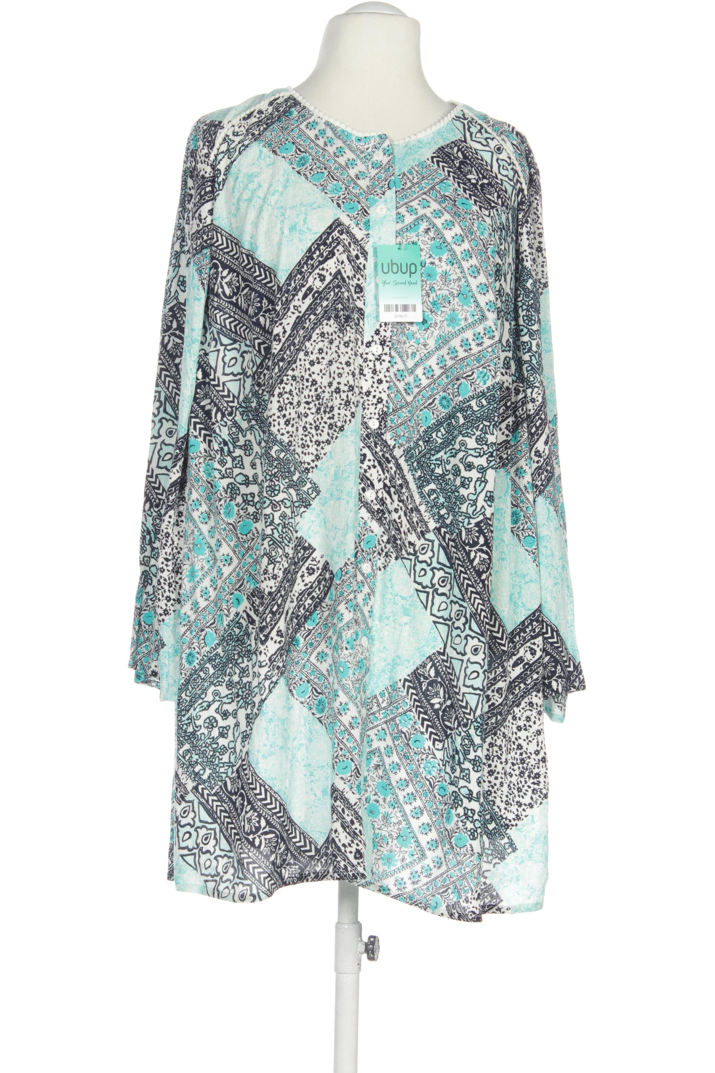 

Ulla Popken Damen Bluse, blau, Gr. 54