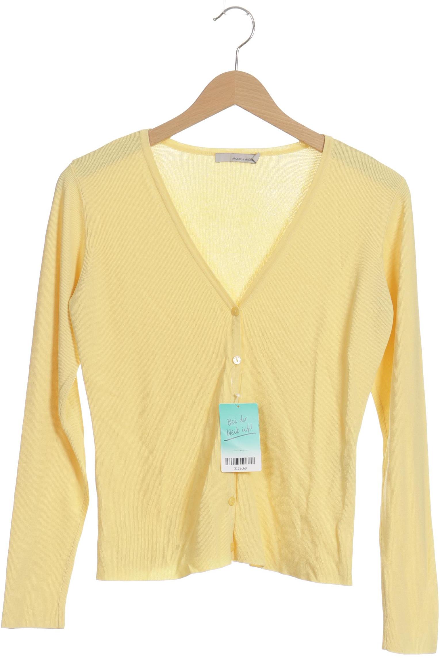 

More & More Damen Strickjacke, gelb, Gr. 38