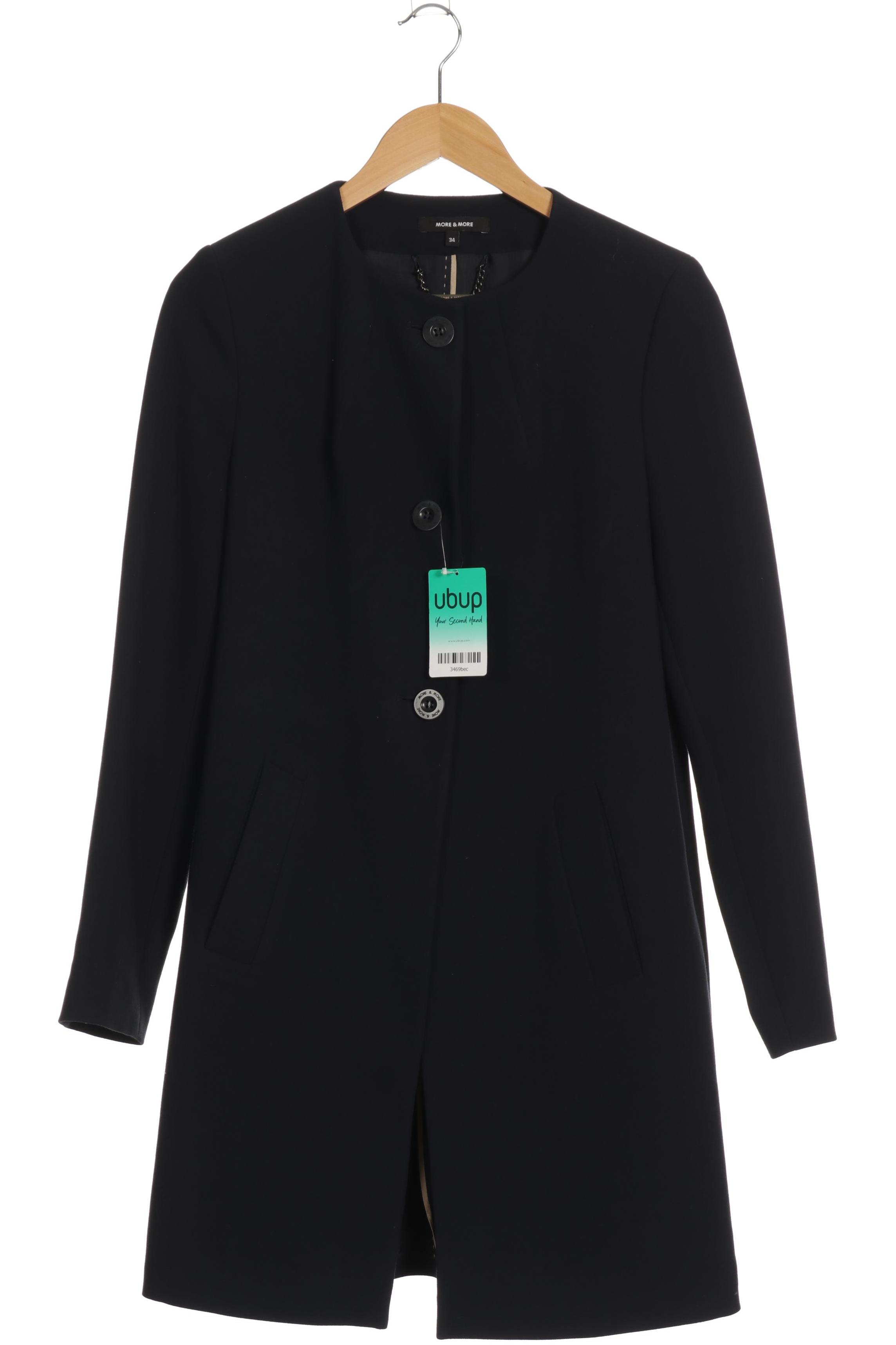 

More & More Damen Mantel, blau, Gr. 34