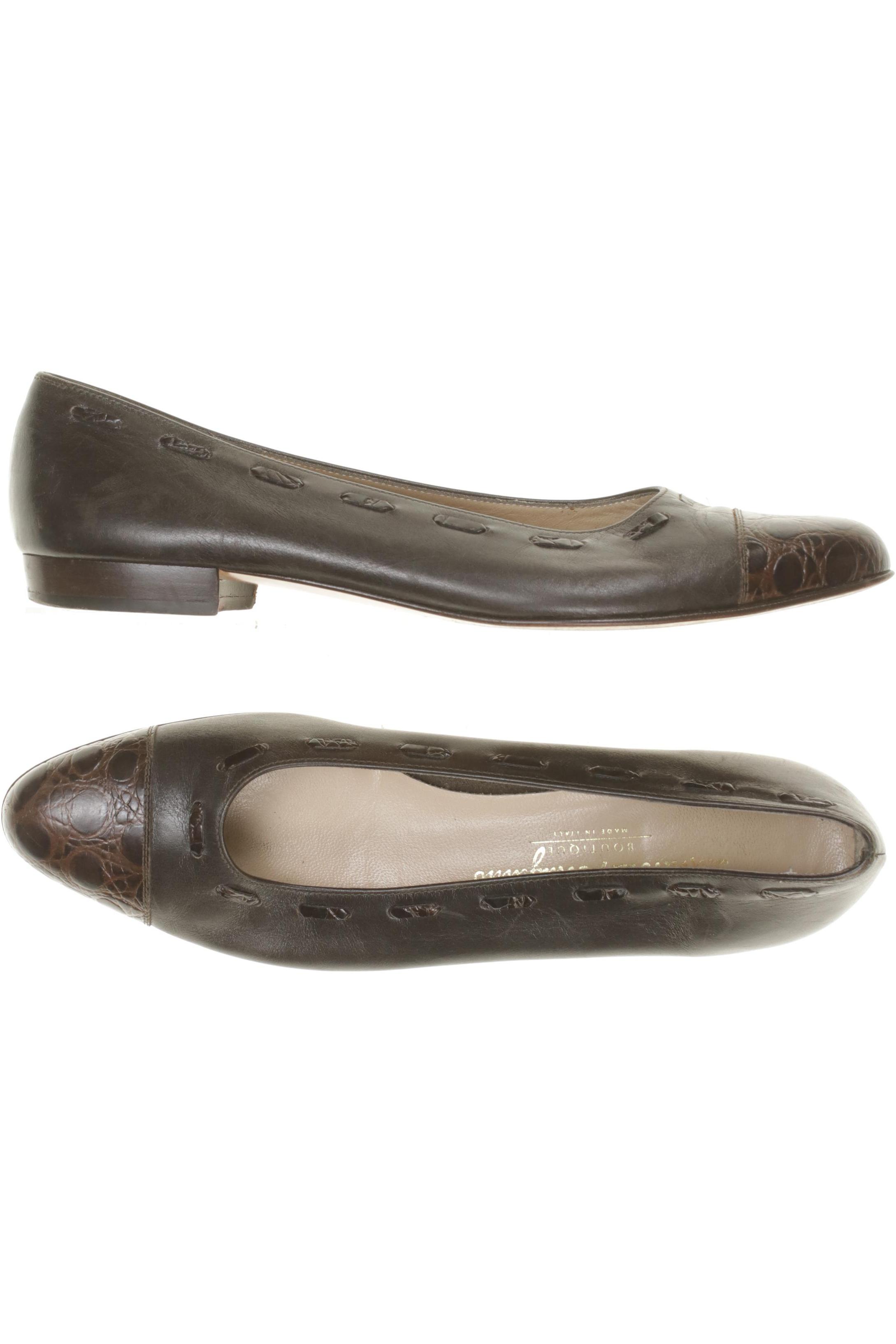 

Salvatore Ferragamo Damen Ballerinas, braun, Gr. 9
