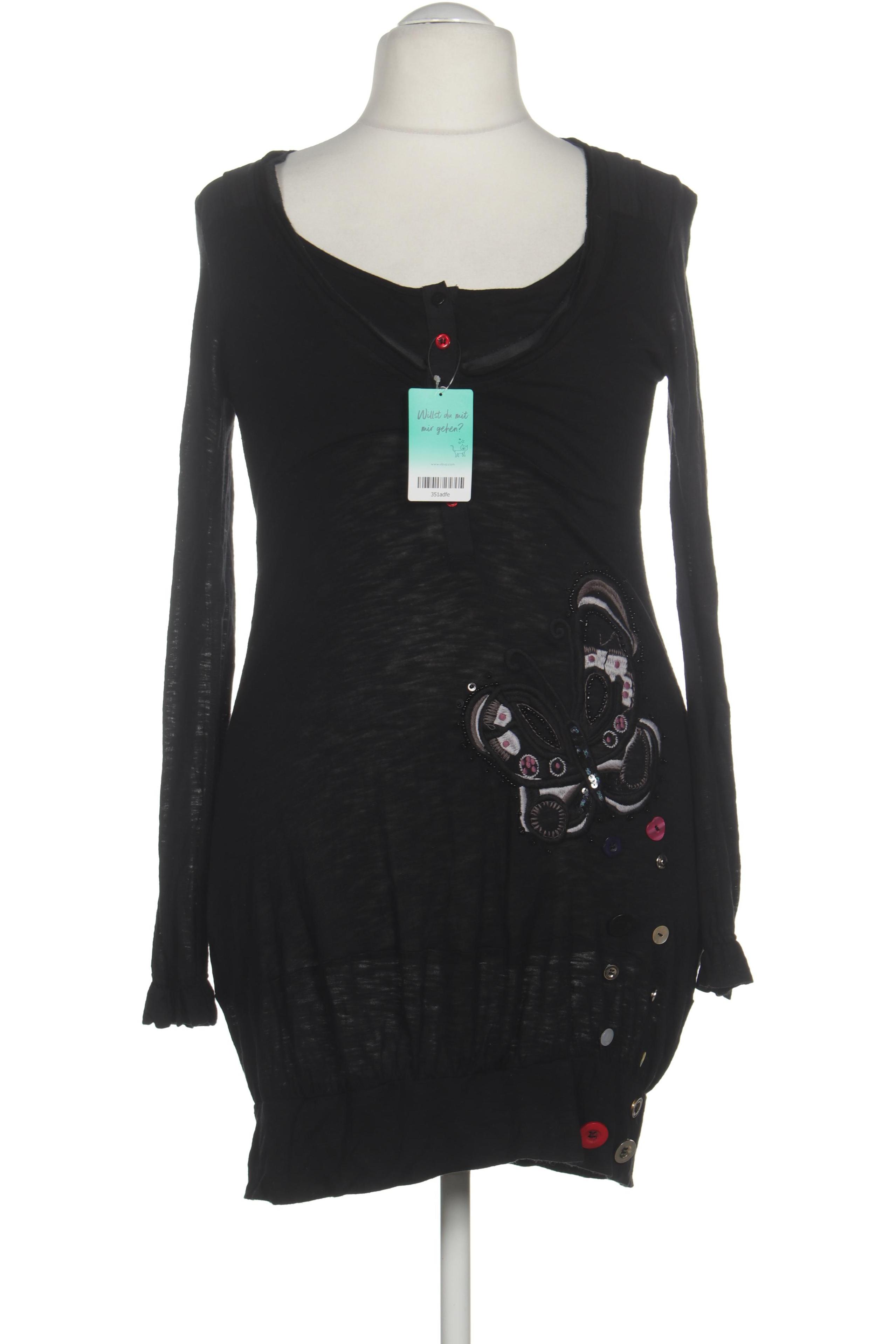 

Desigual Damen Langarmshirt, schwarz, Gr.