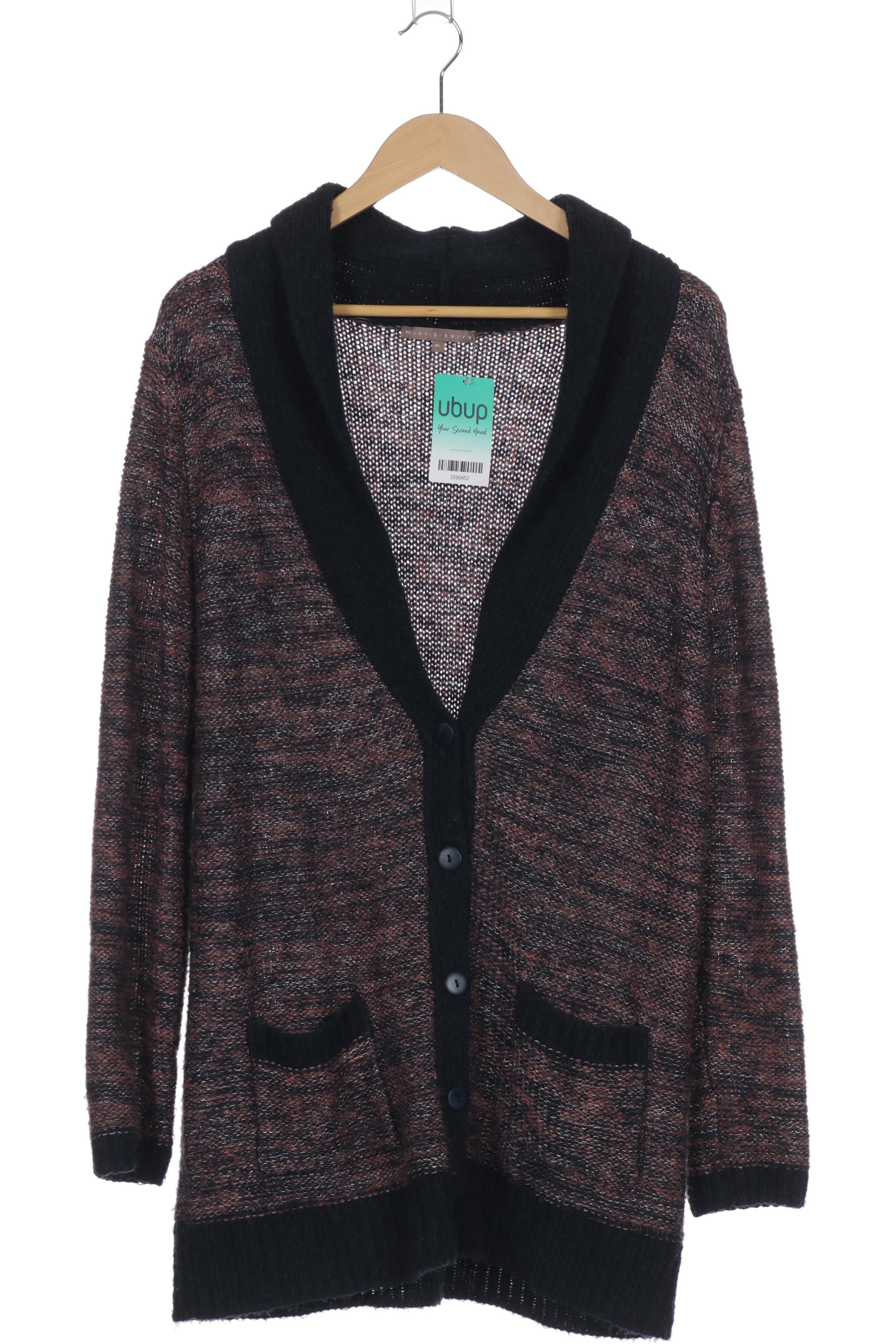 

mint&berry Damen Strickjacke, blau, Gr.