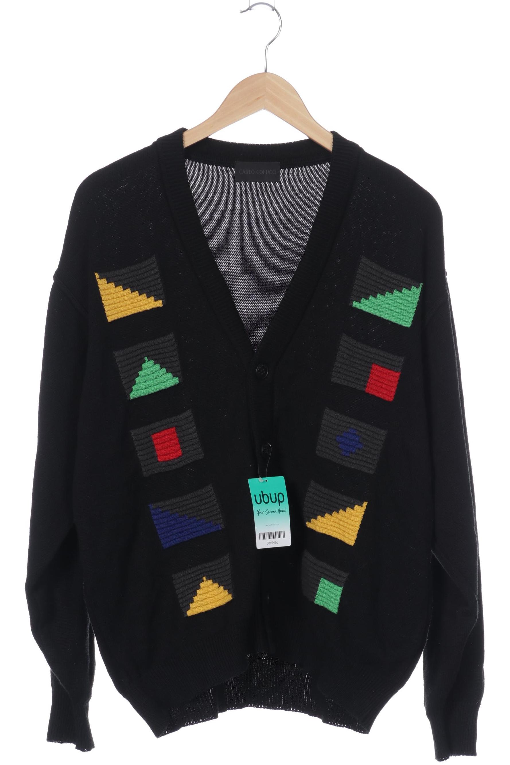 

Carlo Colucci Herren Strickjacke, schwarz, Gr. 52