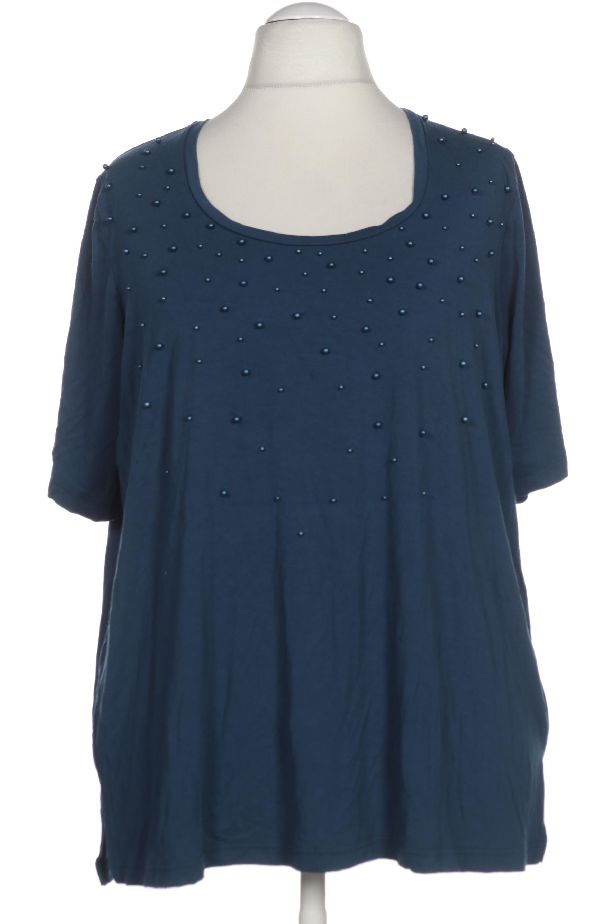 

Selection by Ulla Popken Damen T-Shirt, blau, Gr. 50