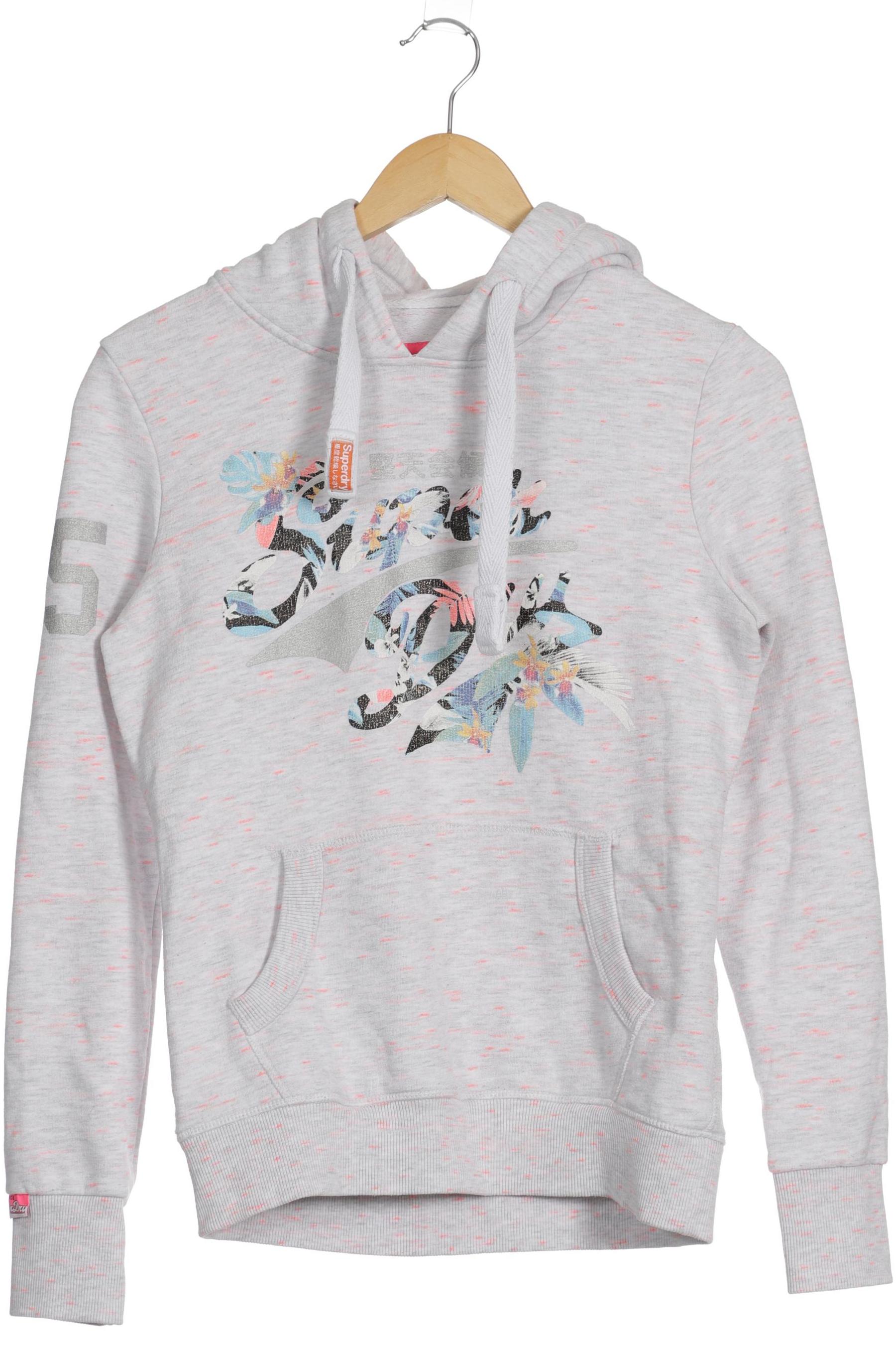 

Superdry Damen Kapuzenpullover, grau, Gr.