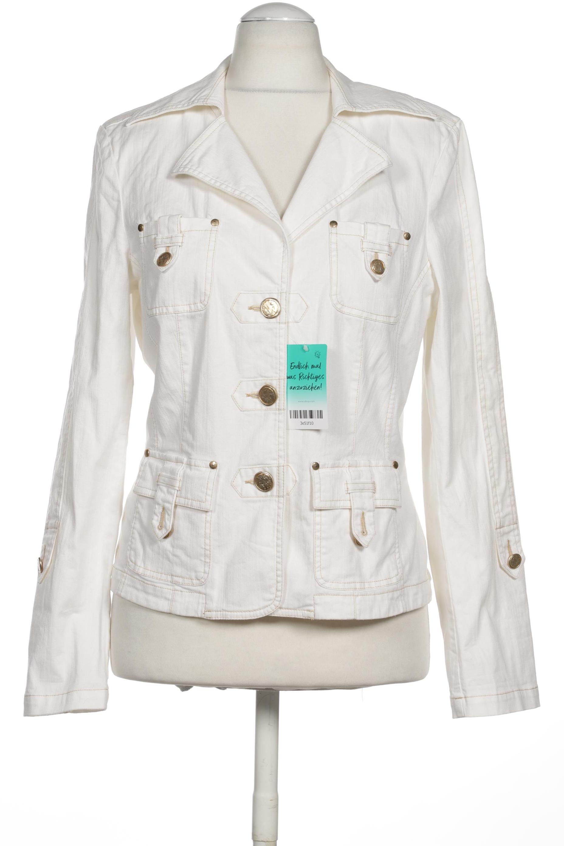 

BiBA Damen Strickjacke, weiß, Gr. 38