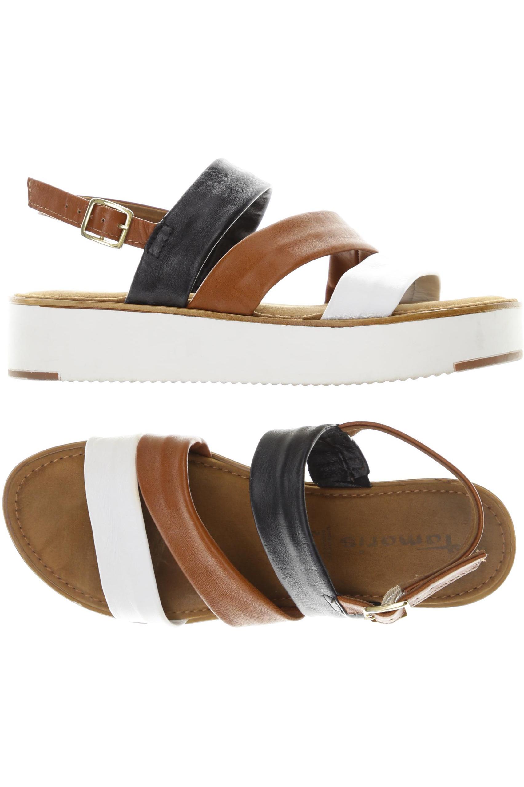 

Tamaris Damen Sandale, braun, Gr. 38