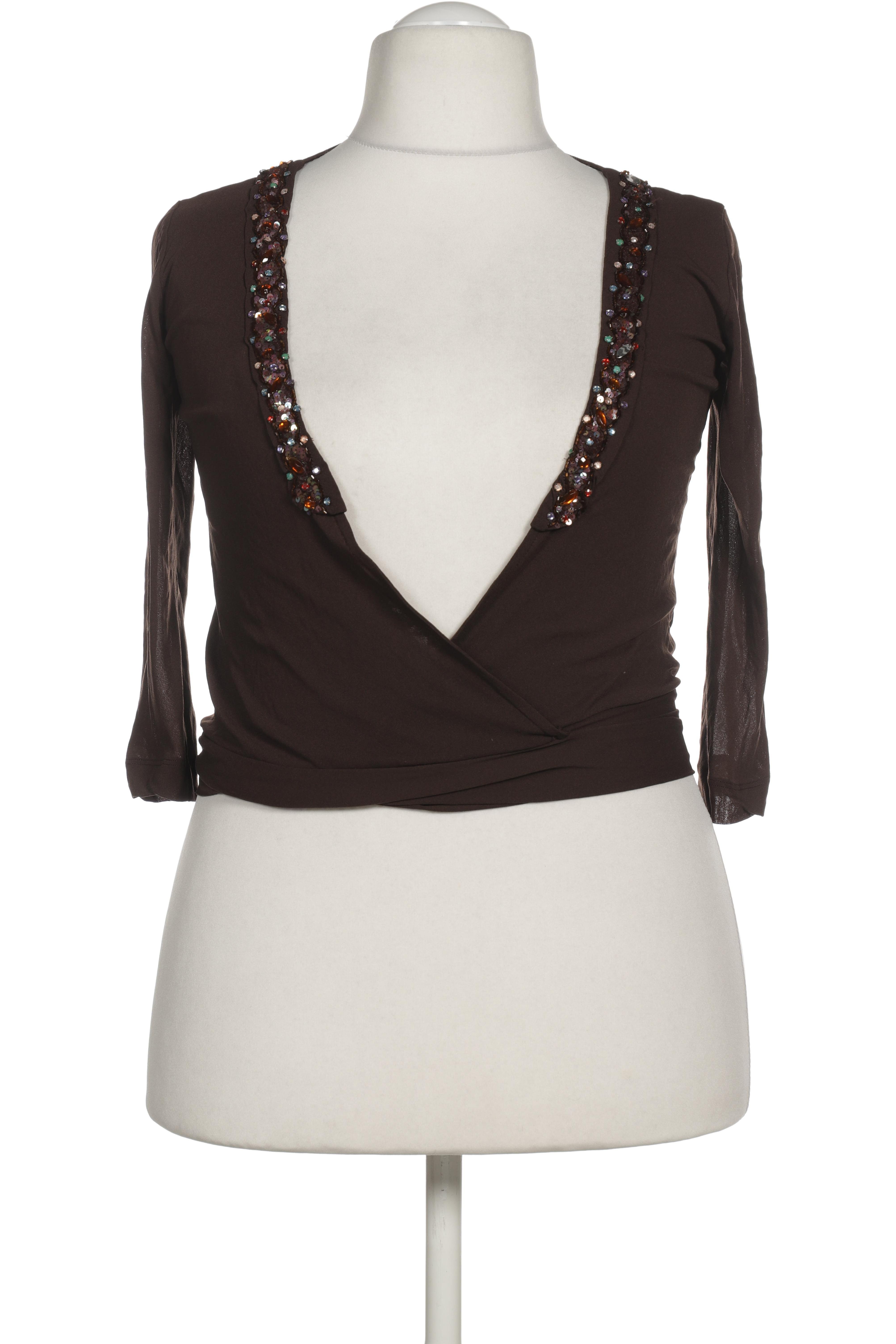 

Comma Damen Bluse, braun, Gr. 36