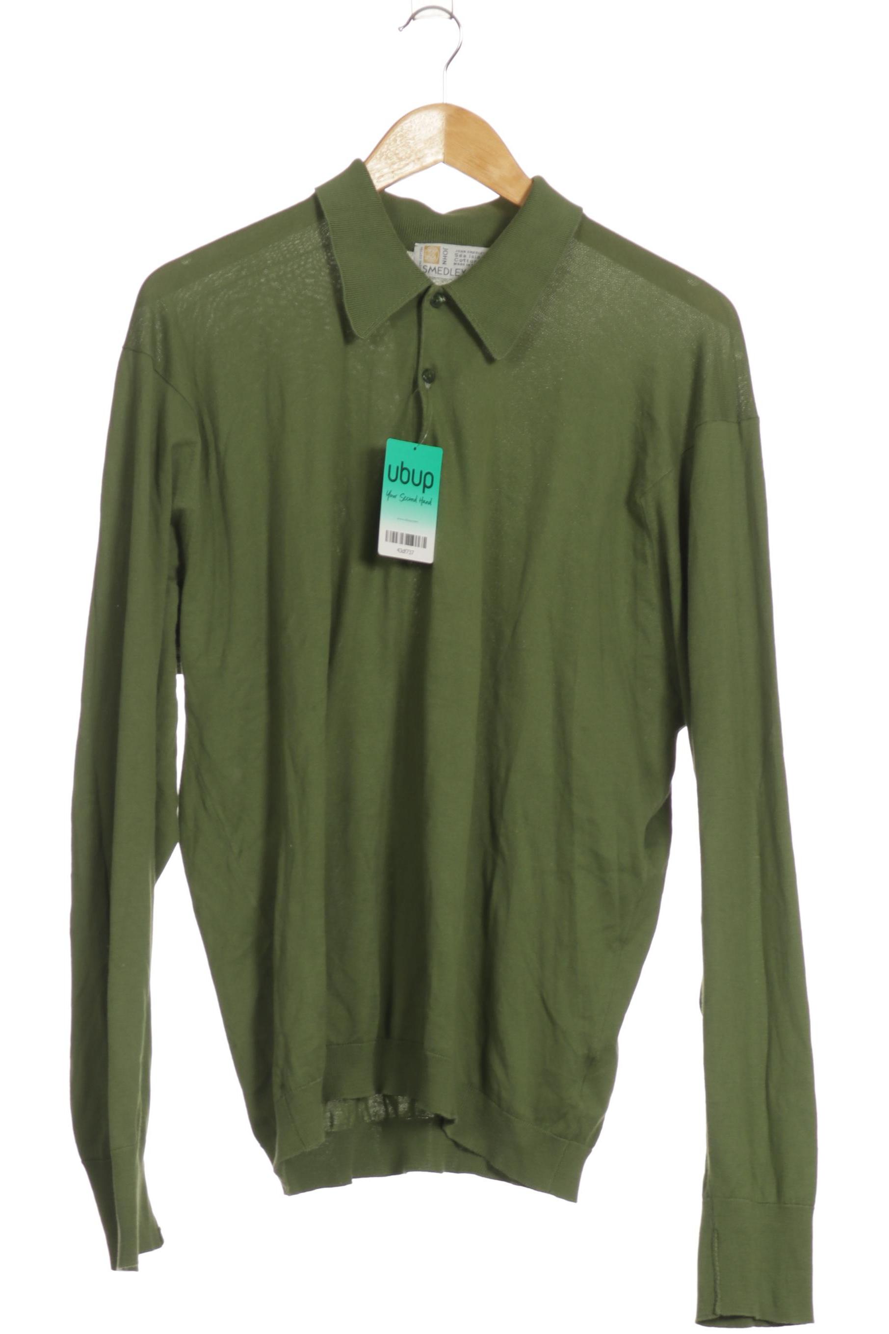 

John Smedley Herren Poloshirt, grün, Gr.