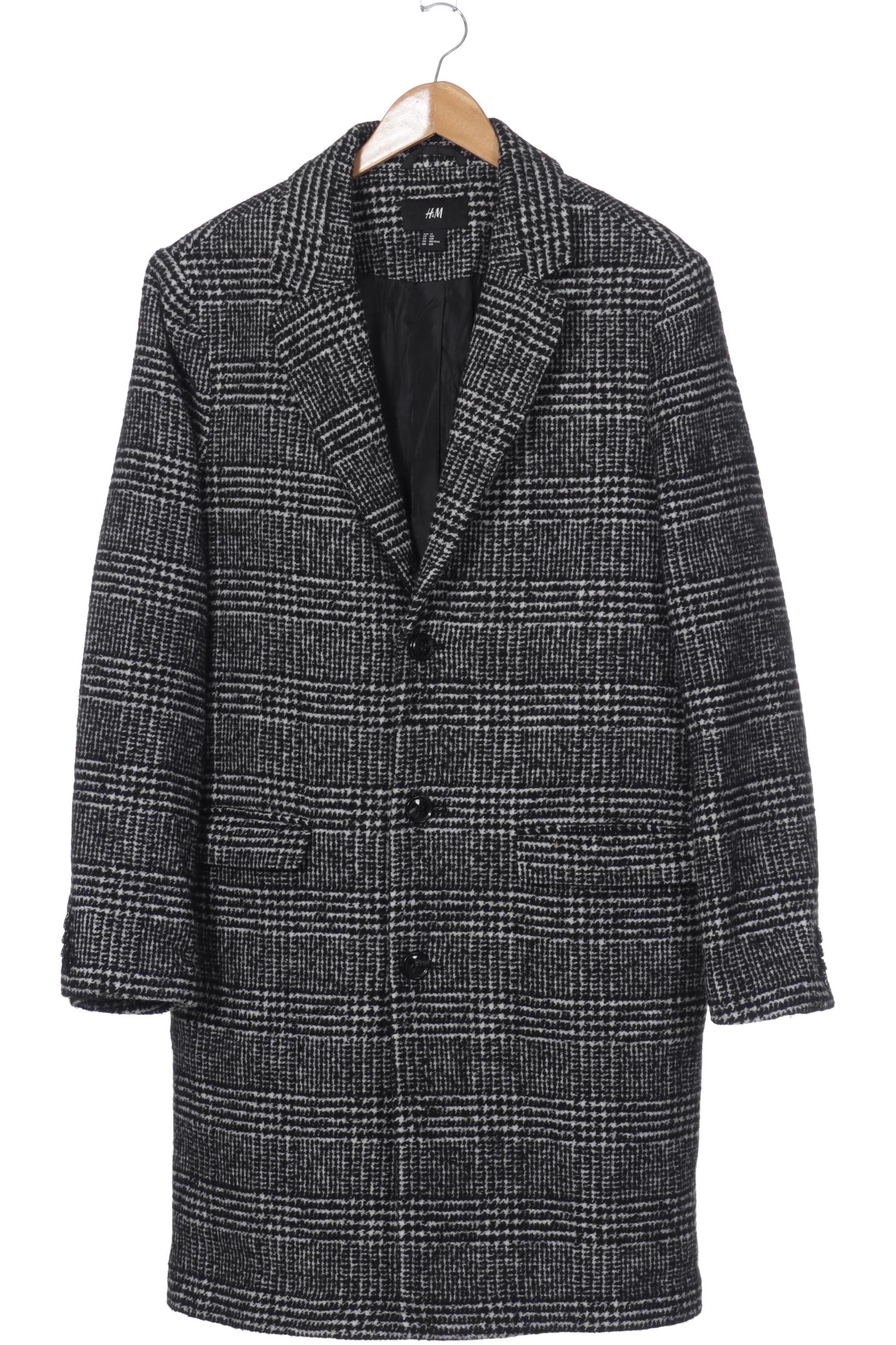 

H&M Herren Mantel, schwarz, Gr.