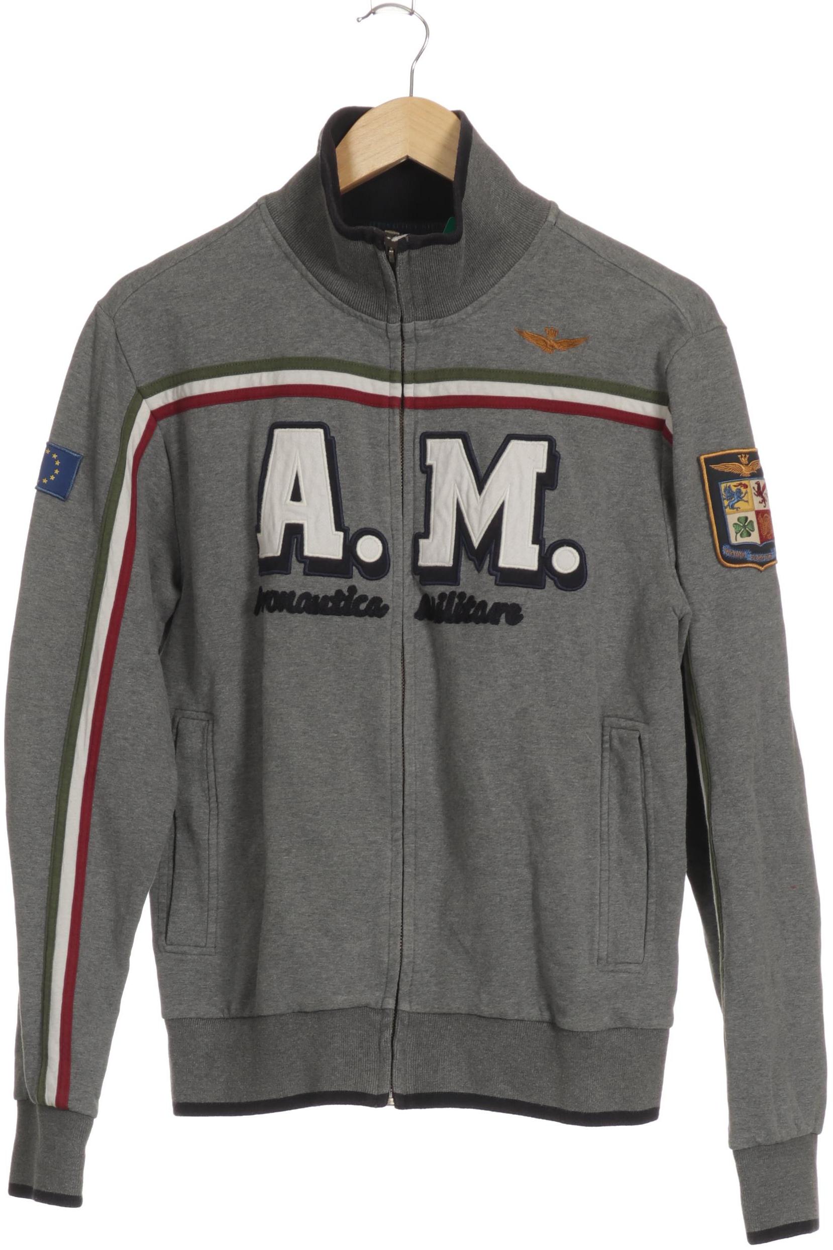 

Aeronautica Militare Herren Strickjacke, grau, Gr.