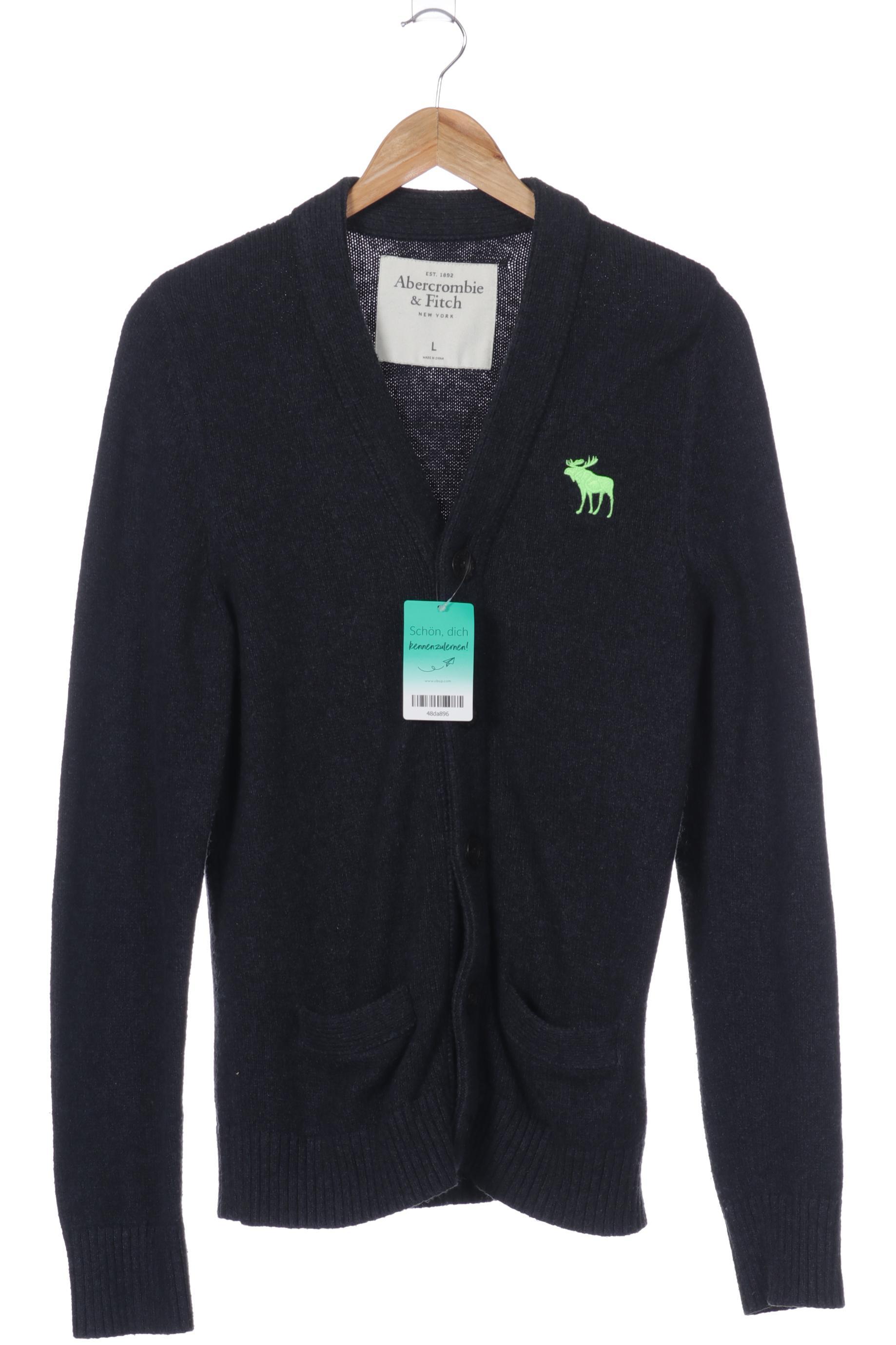 

Abercrombie & Fitch Herren Strickjacke, grau, Gr.