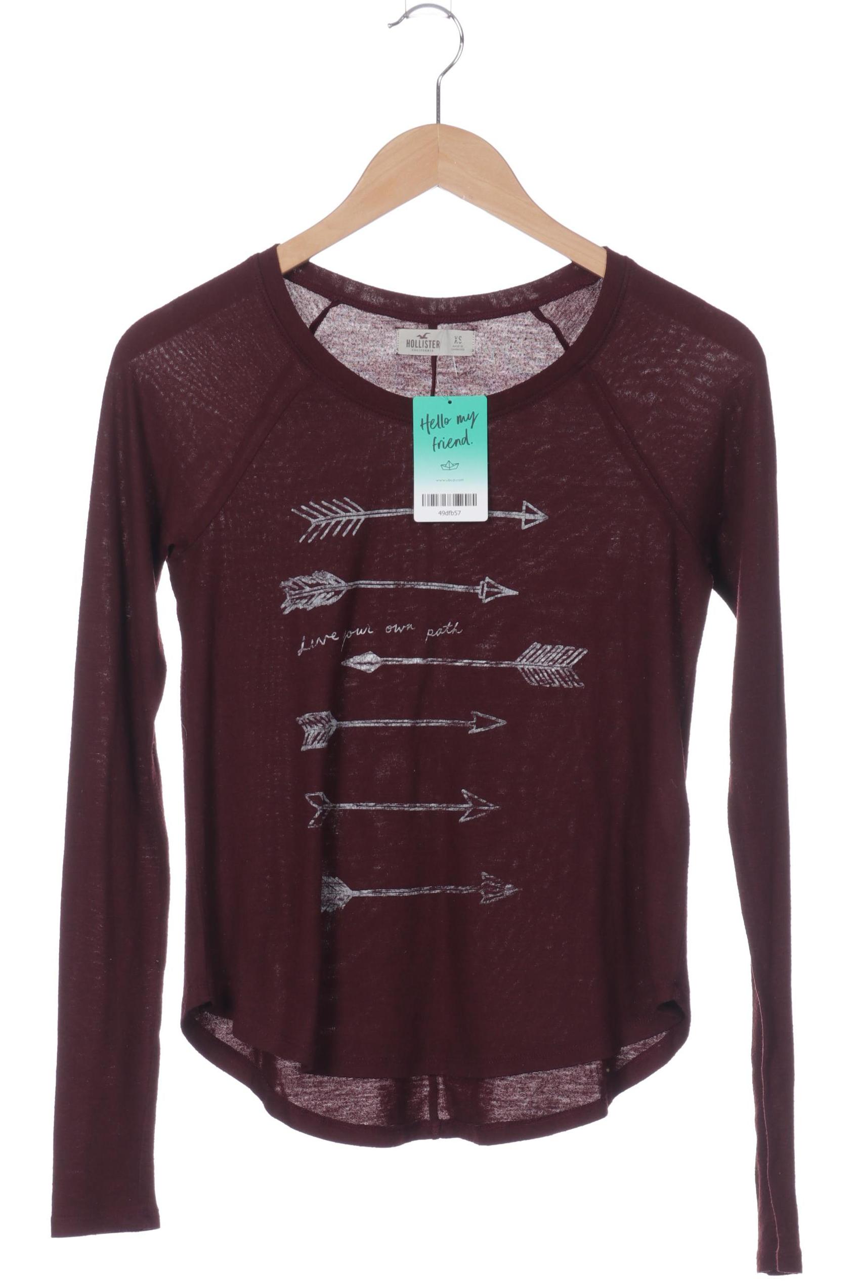 

Hollister Damen Langarmshirt, rot, Gr.