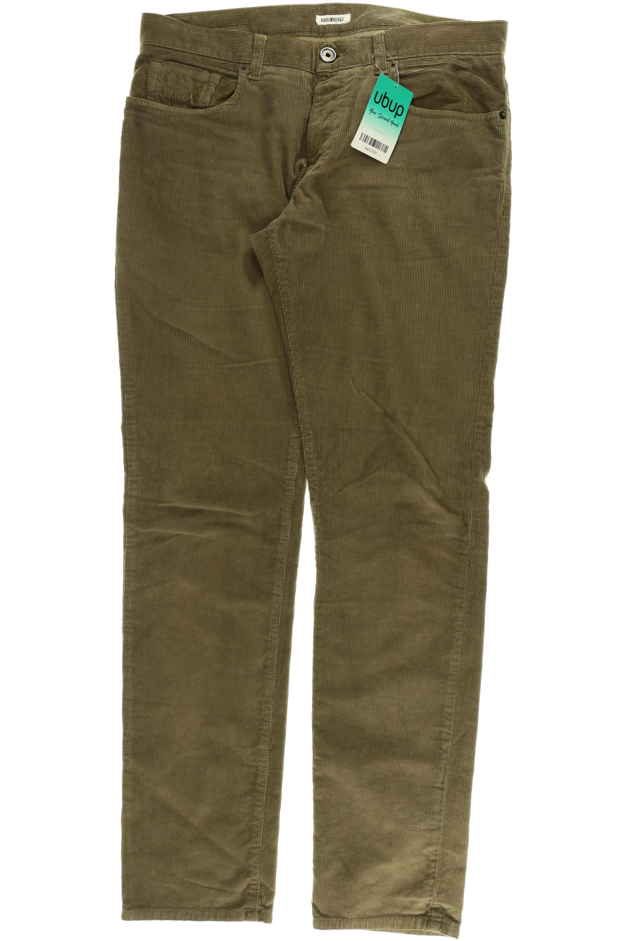 

Bikkembergs Herren Stoffhose, grün, Gr. 33
