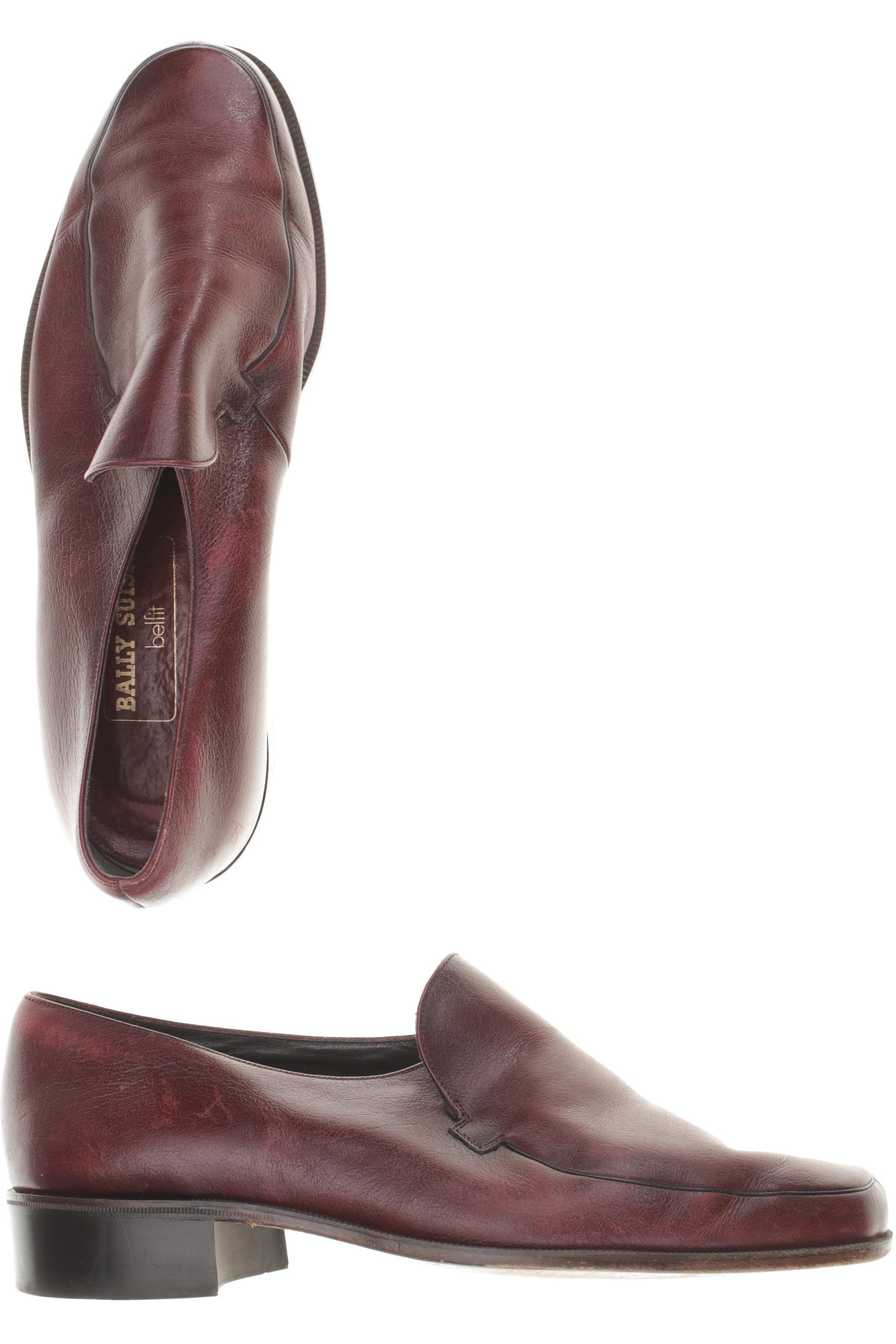 

Bally Herren Halbschuh, rot, Gr. 8.5