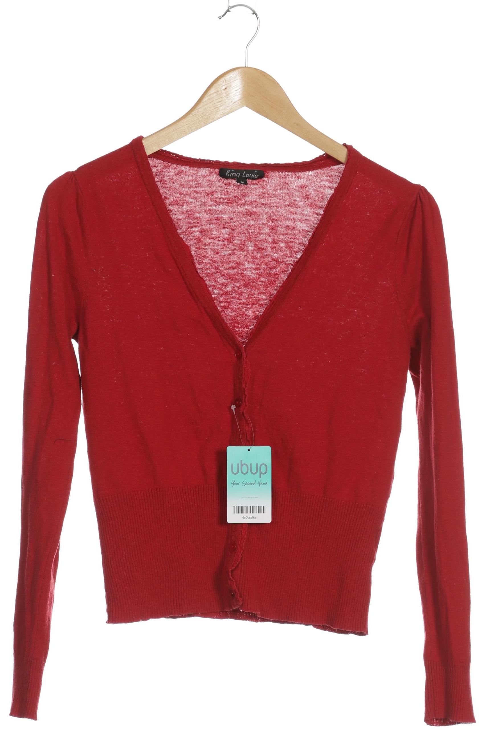 

King Louie Damen Strickjacke, rot, Gr.