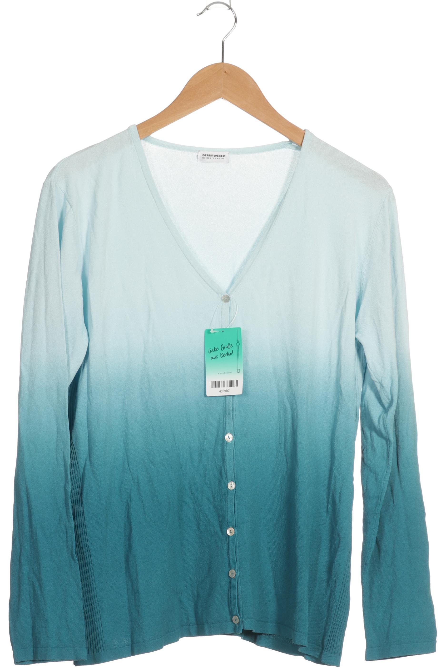 

Gerry Weber Damen Strickjacke, blau, Gr. 46