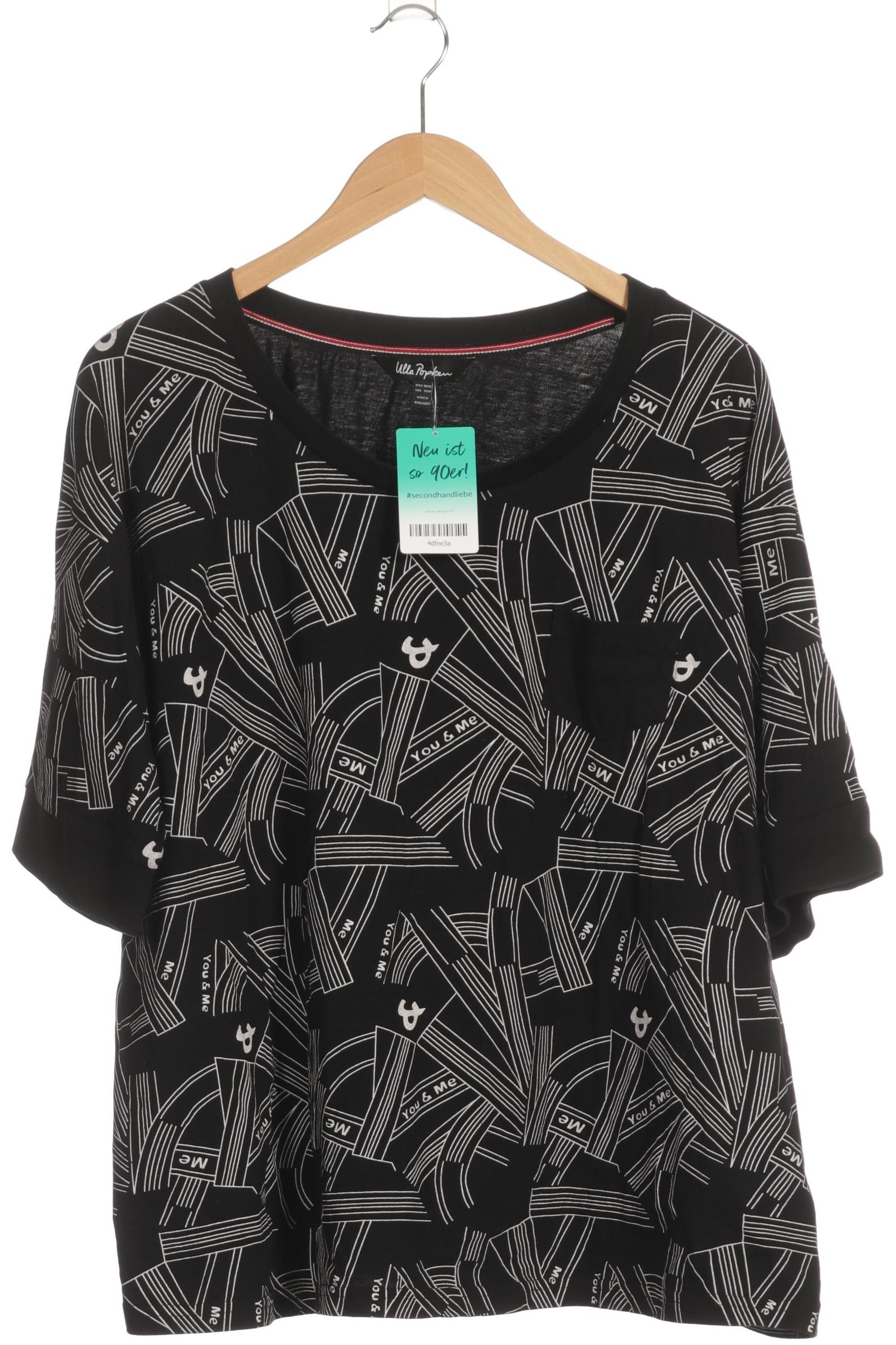 

Ulla Popken Damen T-Shirt, schwarz, Gr. 46