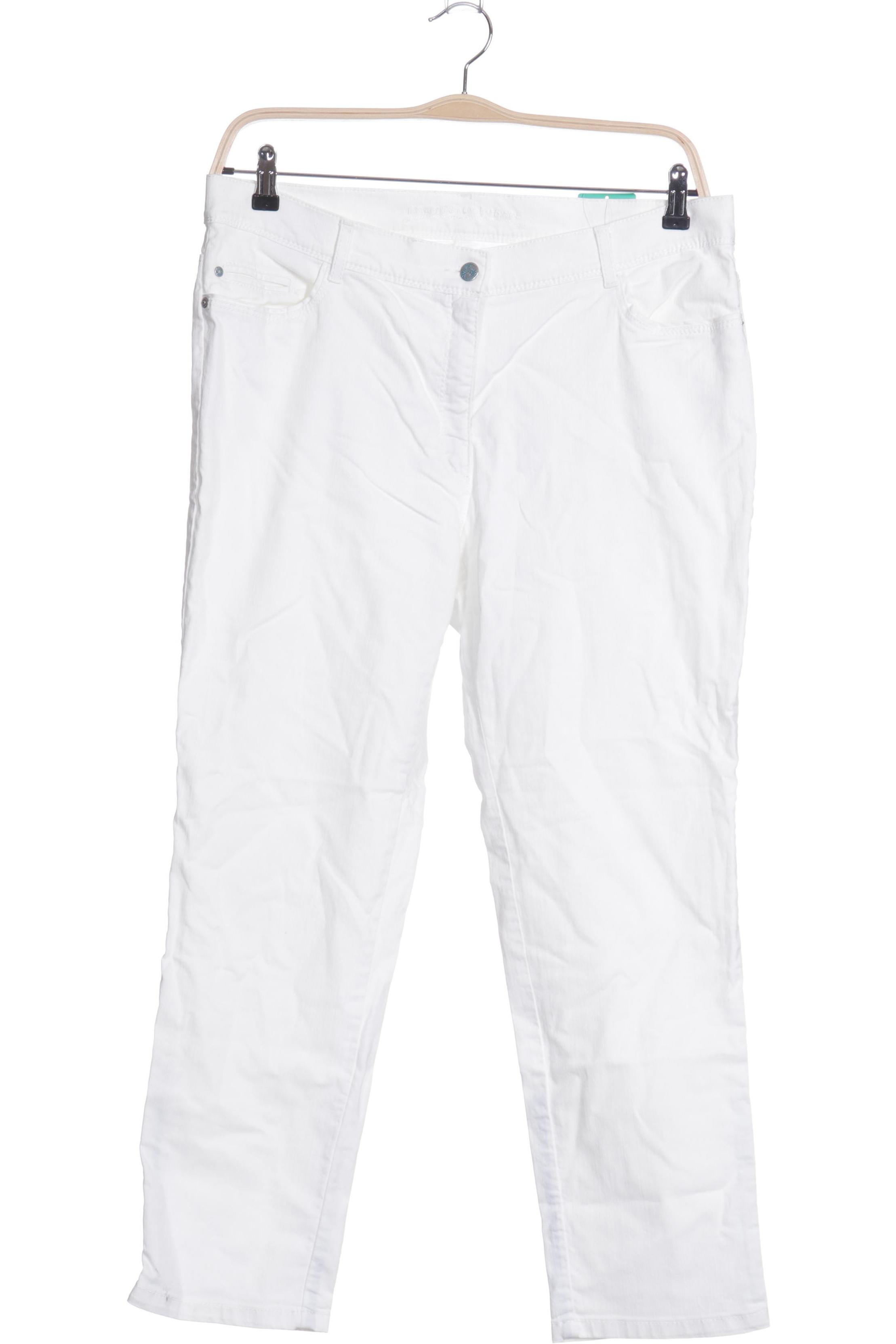 

Brax Damen Jeans, weiß, Gr. 46