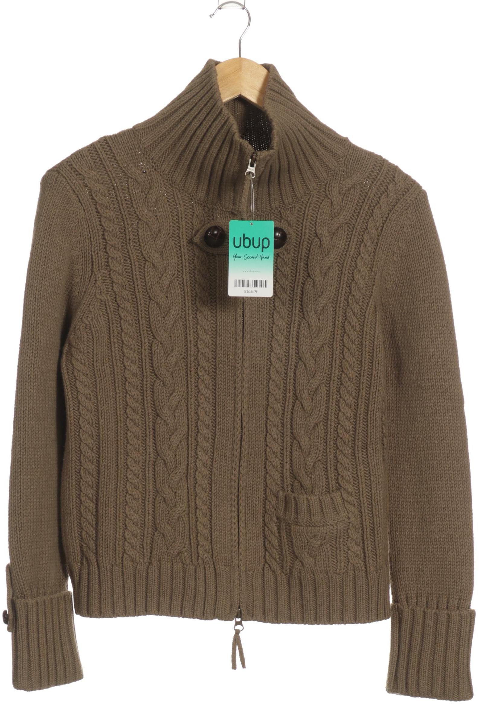 

Oui Damen Strickjacke, braun, Gr. 42