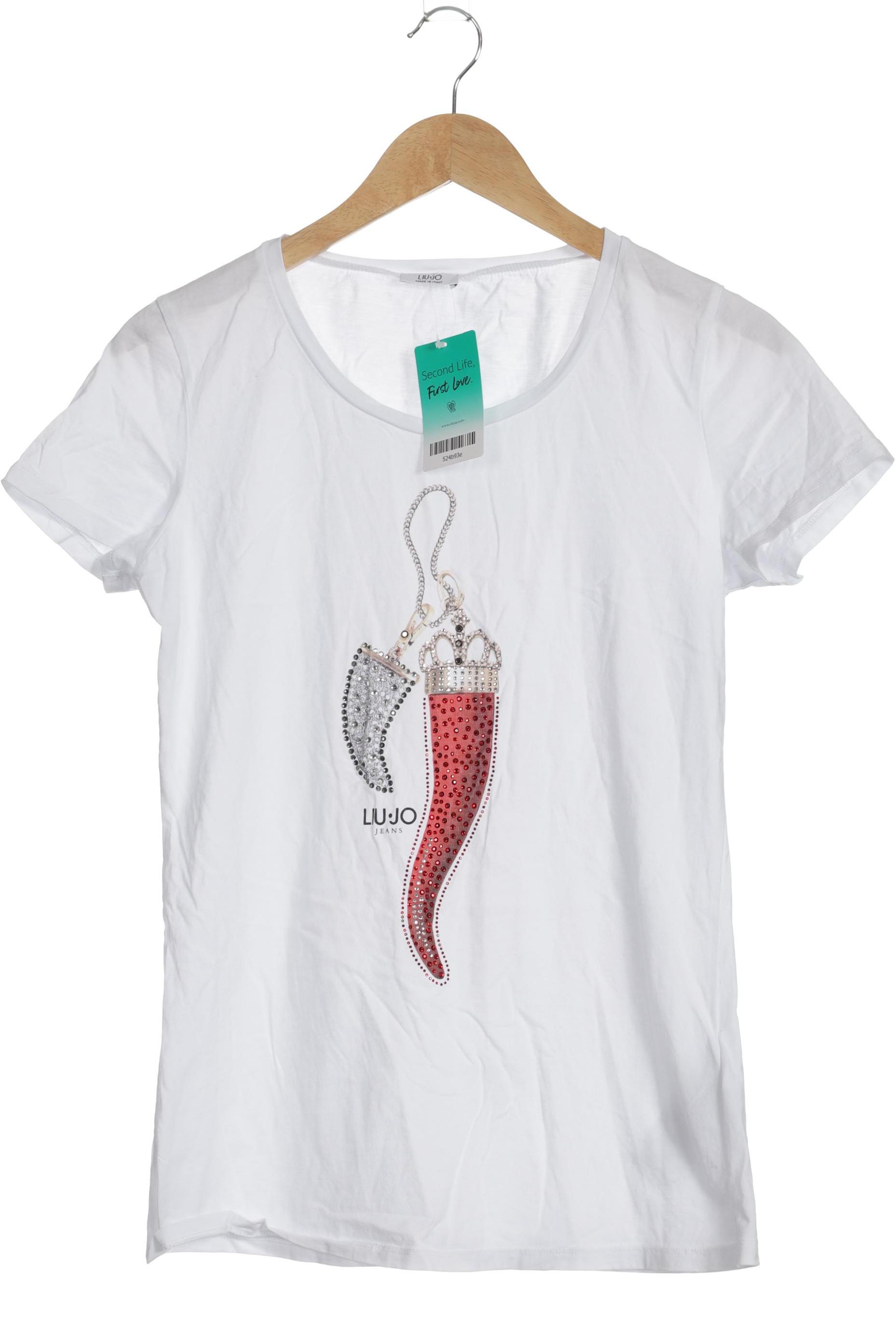 

LIU JO Damen T-Shirt, weiß, Gr.