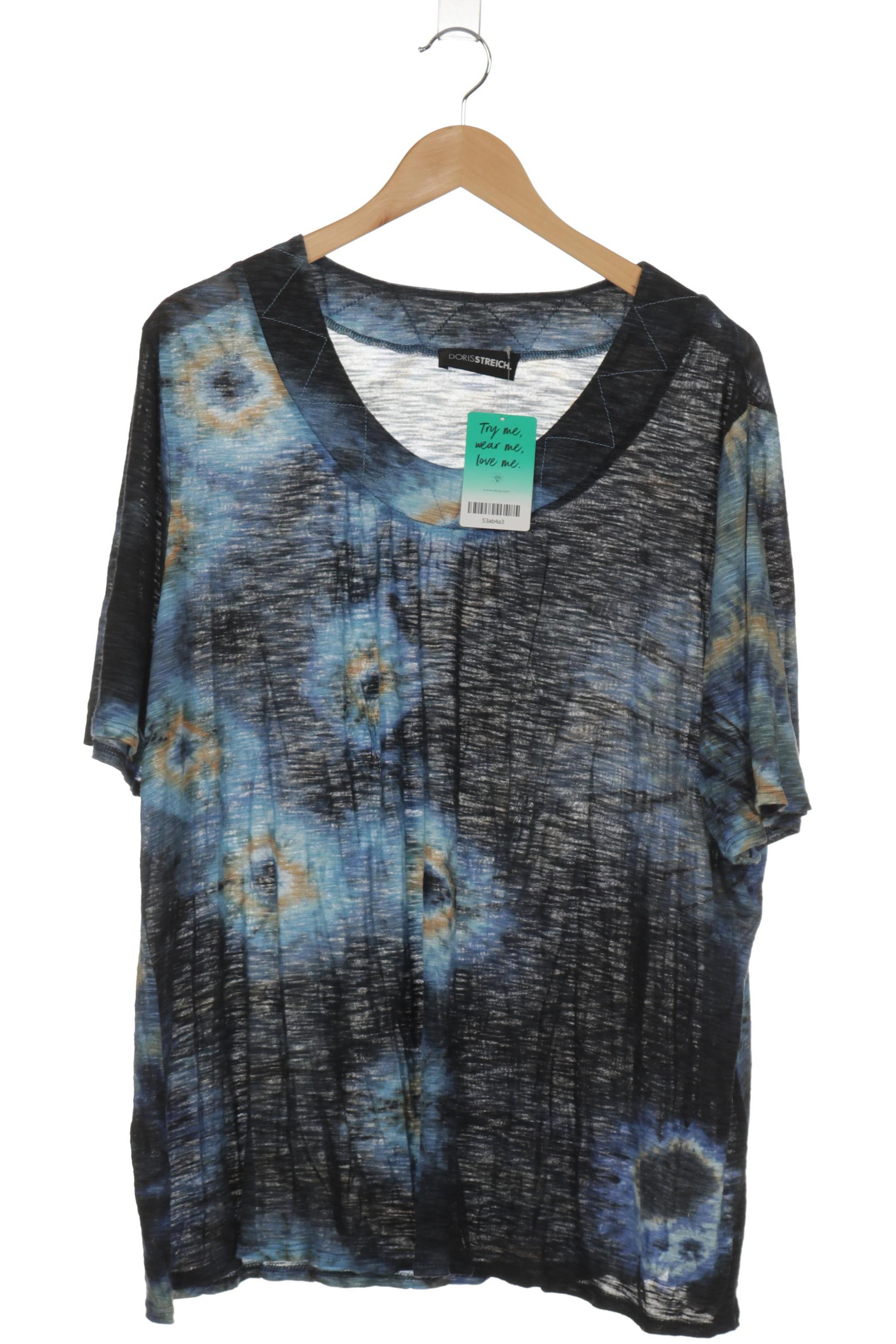 

Doris Streich Damen T-Shirt, blau, Gr. 54