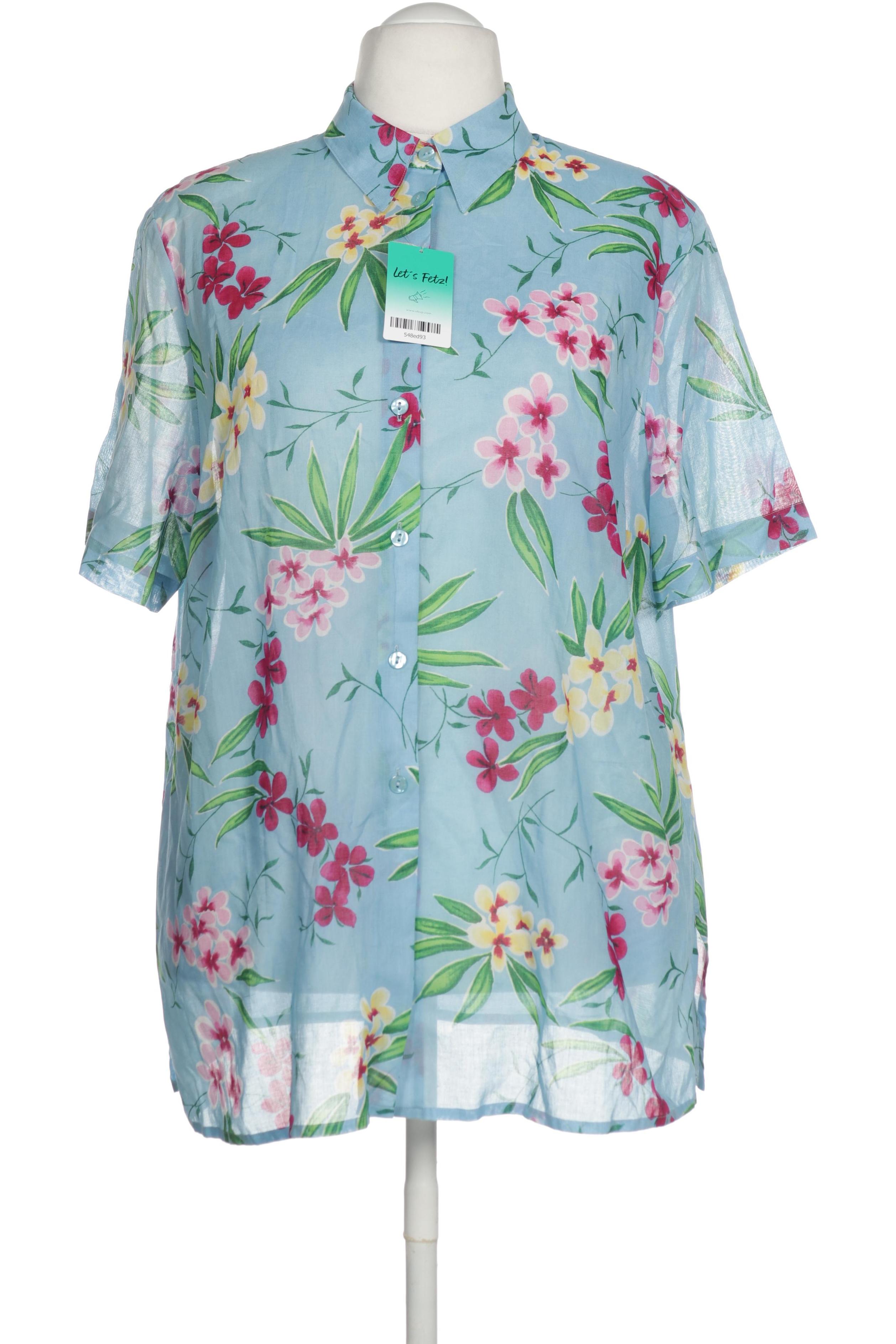 

Peter Hahn Damen Bluse, blau, Gr. 50