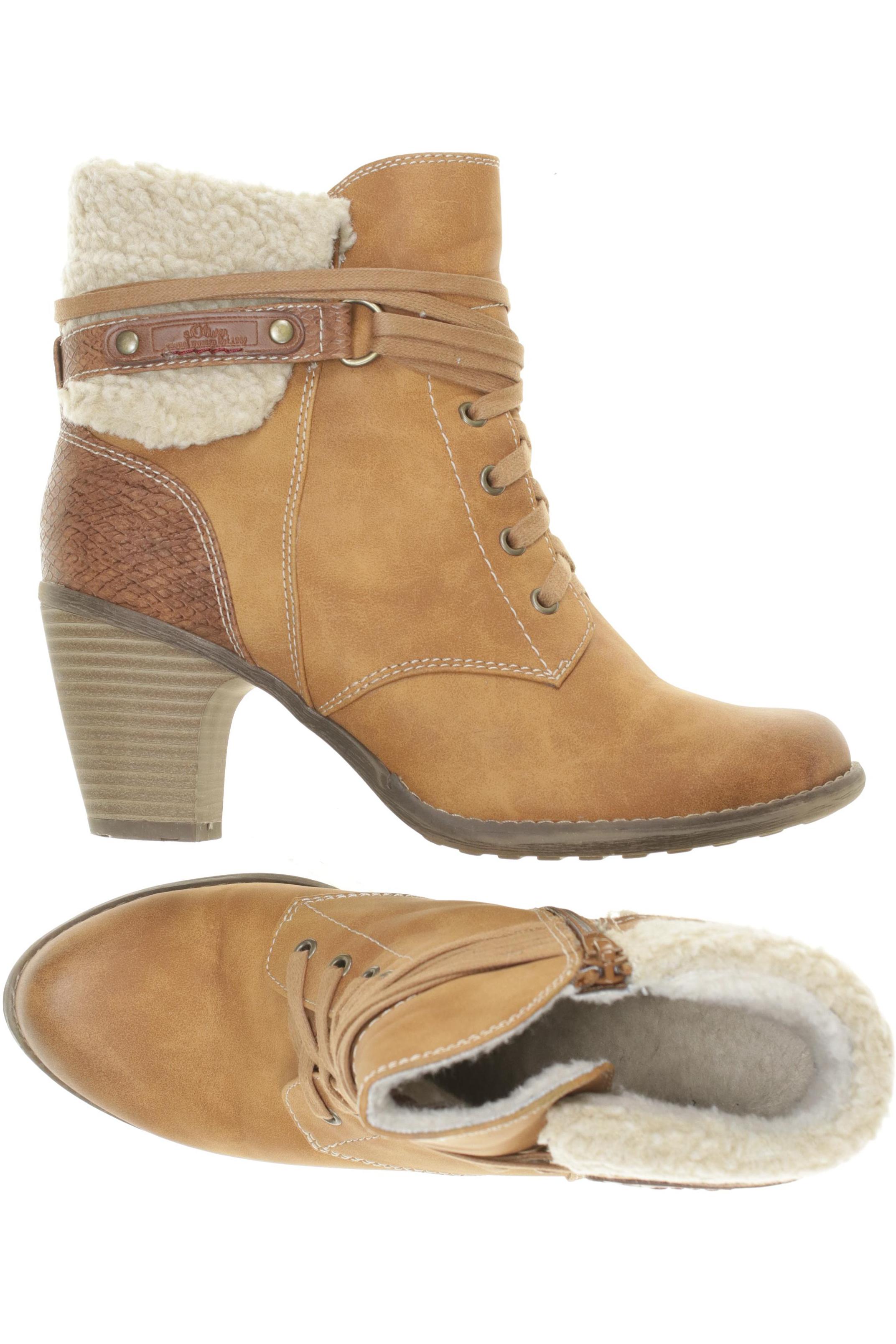 

s.Oliver Damen Stiefelette, orange, Gr. 39