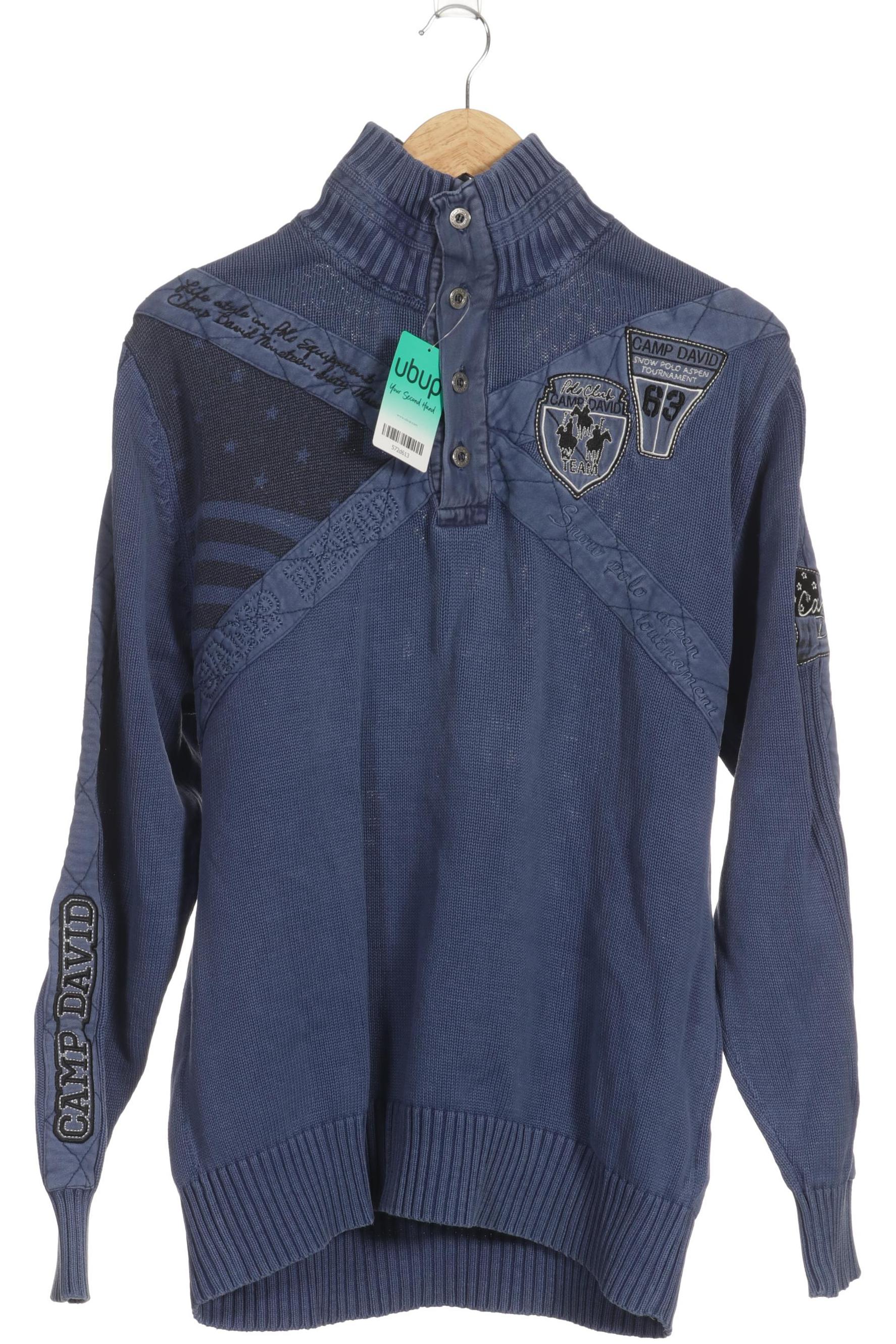 

Camp David Herren Pullover, blau, Gr.