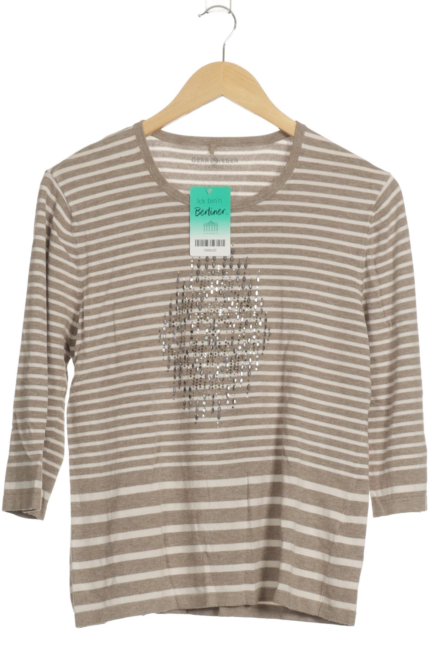 

Gerry Weber Damen Pullover, weiß, Gr. 42