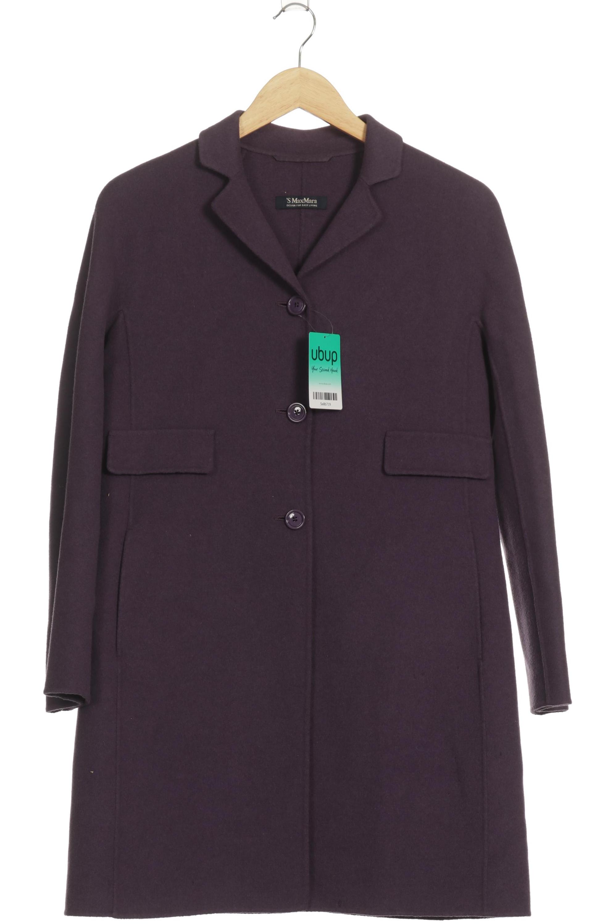 

Max Mara Damen Mantel, lila, Gr. 40