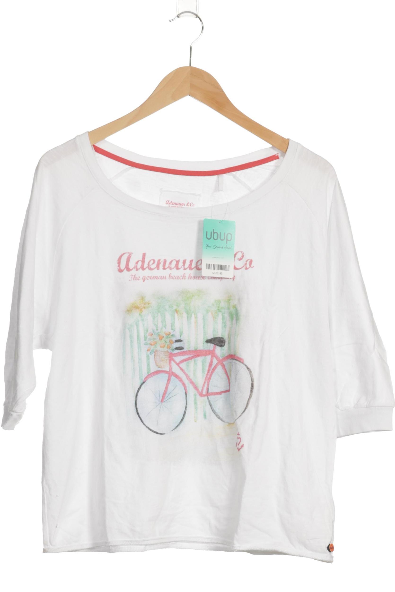 

Adenauer & Co Damen Langarmshirt, weiß, Gr.