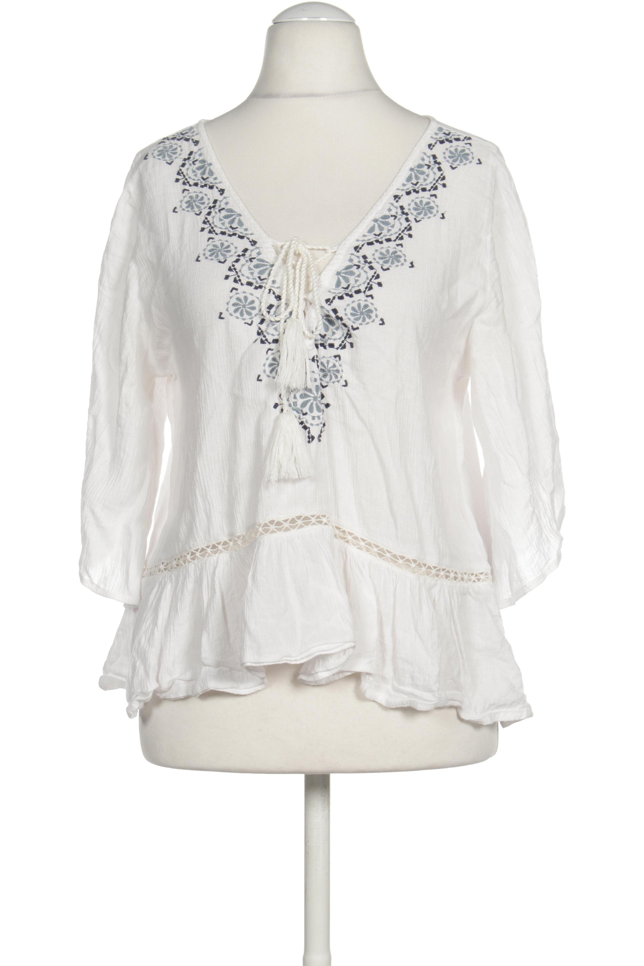

Abercrombie & Fitch Damen Bluse, weiß, Gr.
