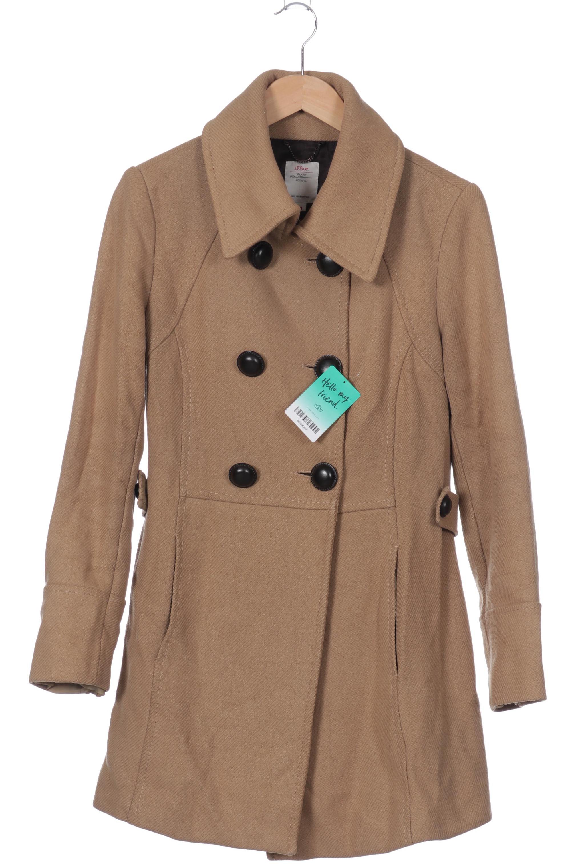 

s.Oliver Damen Mantel, beige, Gr. 40