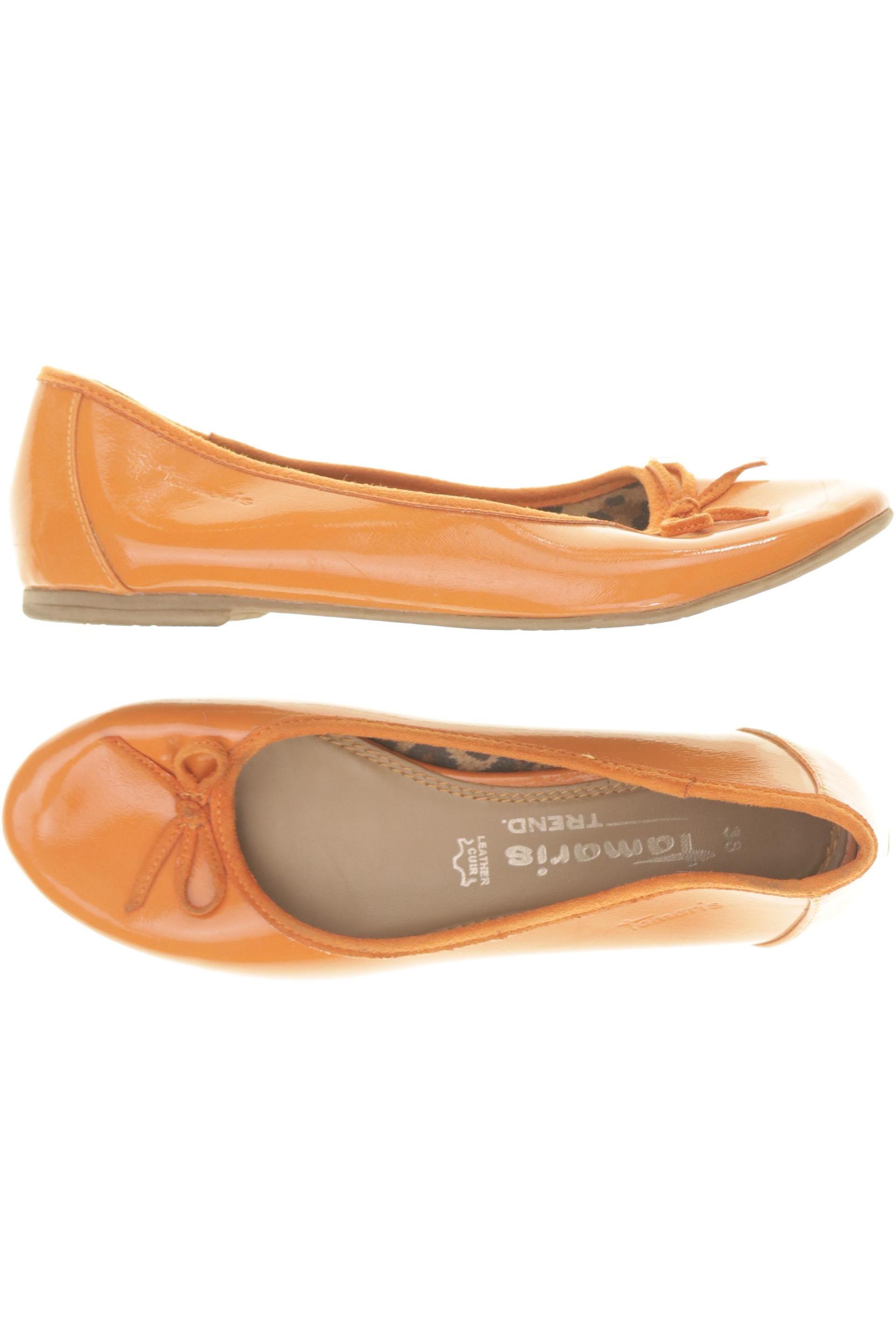 

Tamaris Damen Ballerinas, orange, Gr. 38