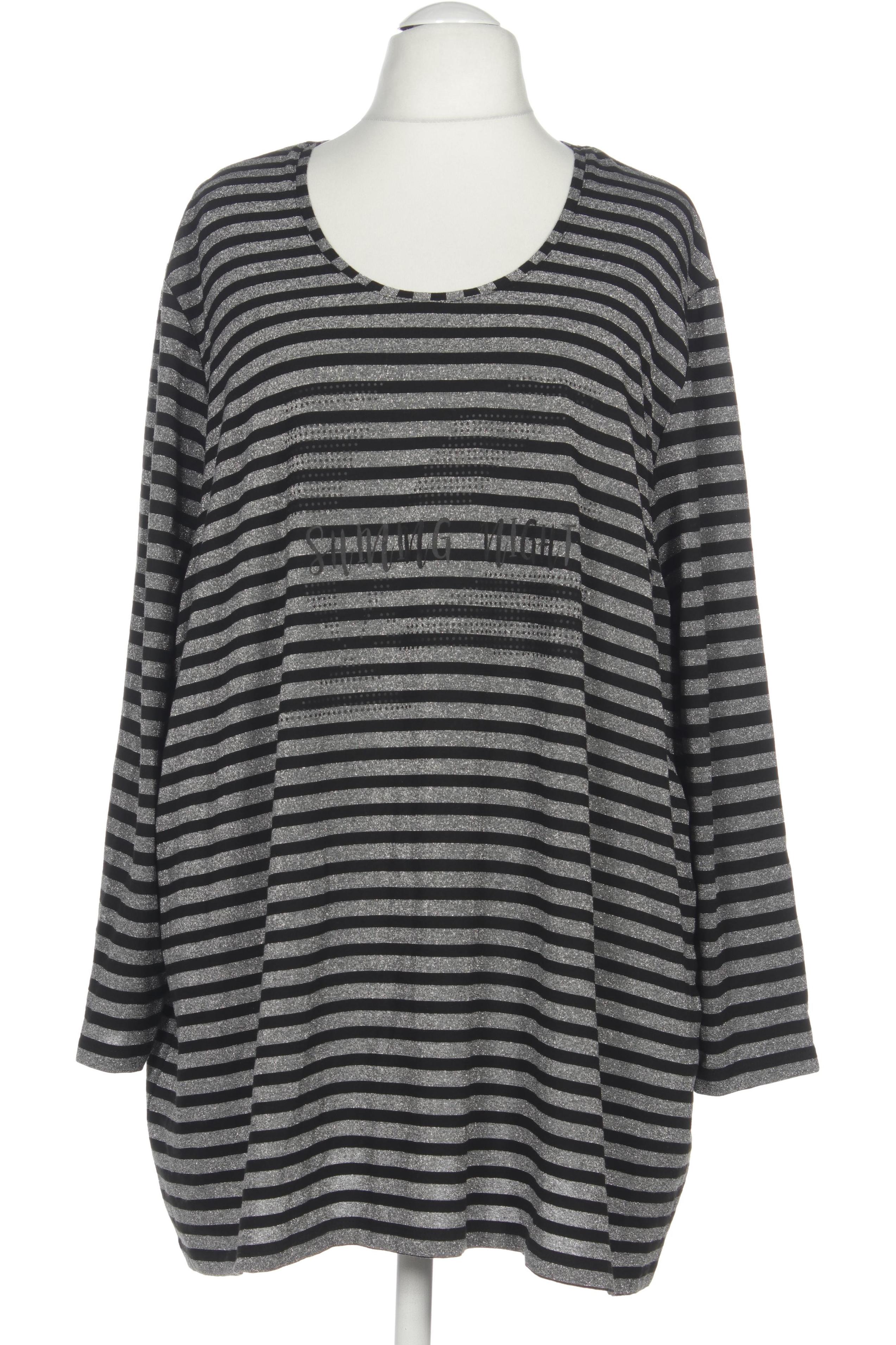 

Ulla Popken Damen Langarmshirt, schwarz, Gr.