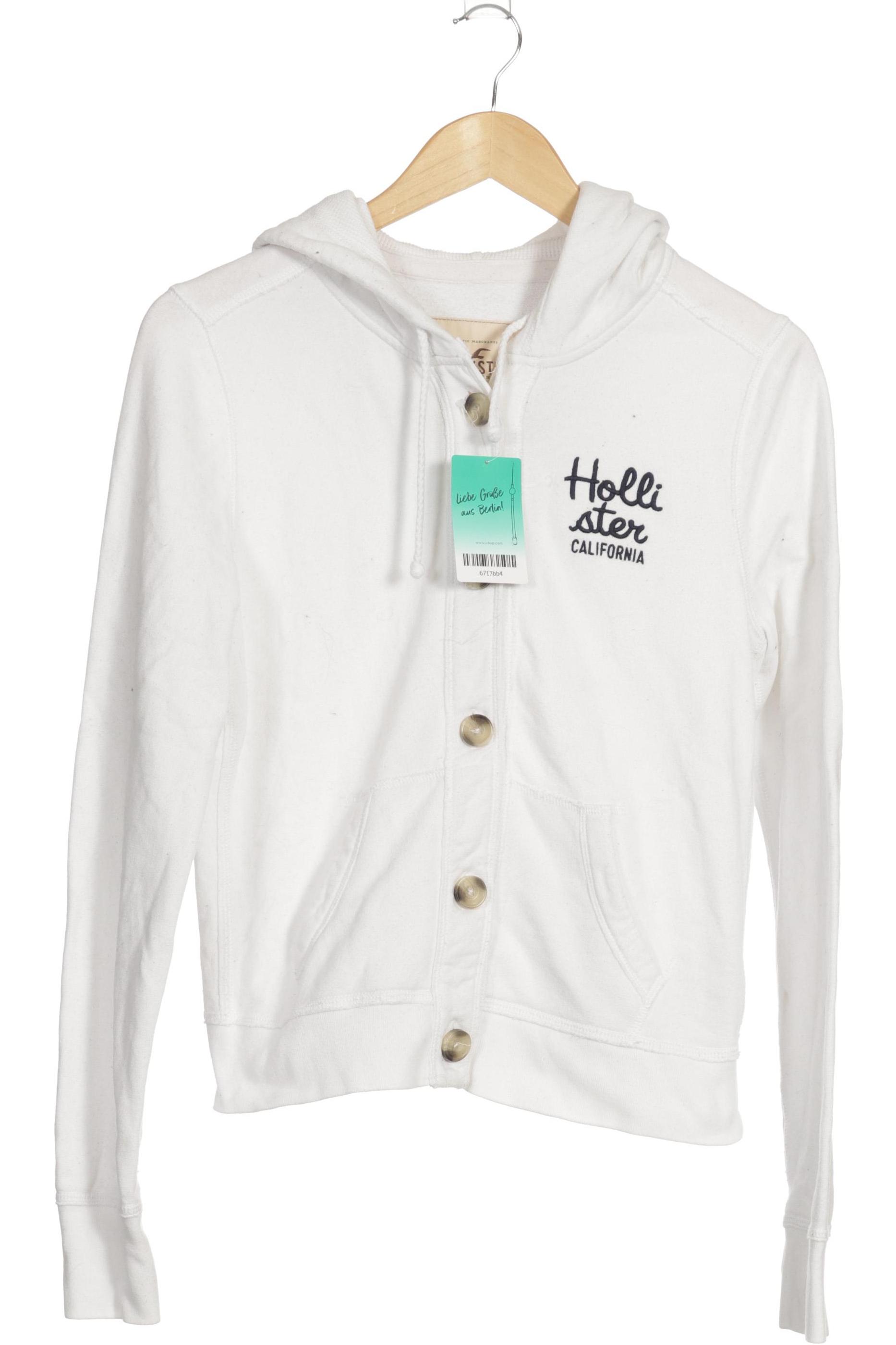 

Hollister Damen Kapuzenpullover, weiß, Gr.