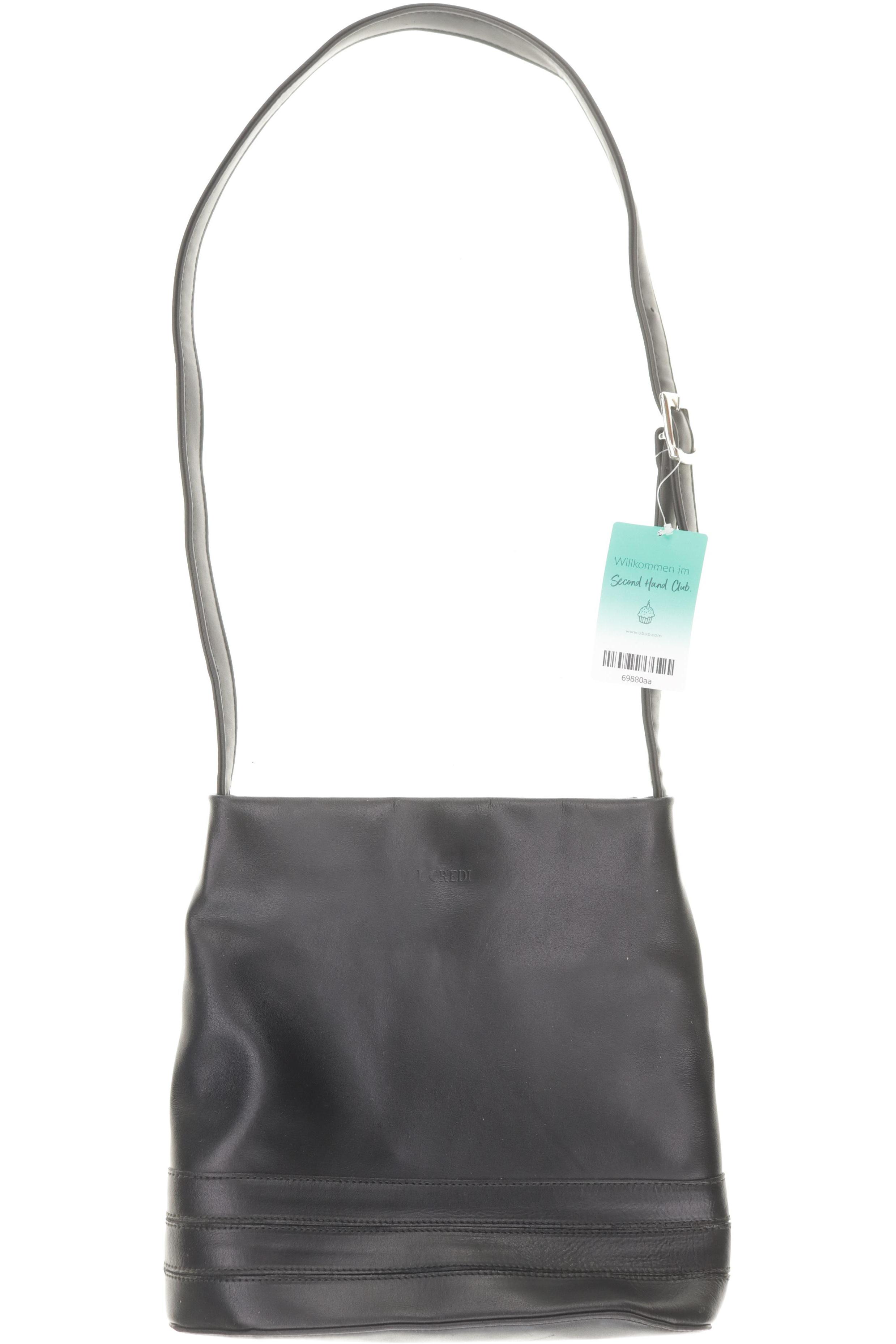 

L.credi Damen Handtasche, schwarz, Gr.