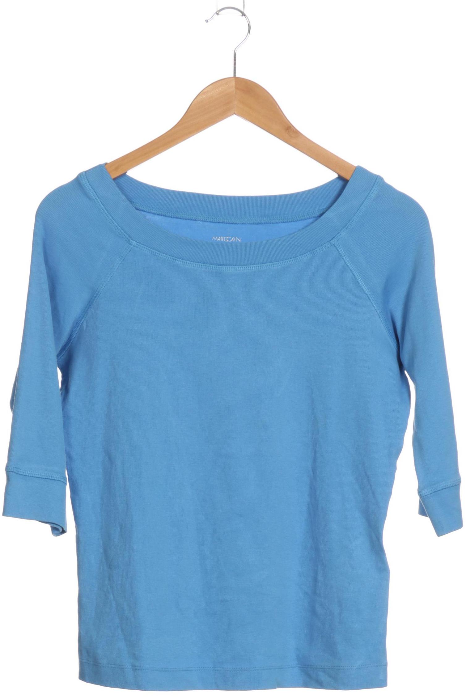 

Marc Cain Damen Langarmshirt, blau, Gr.