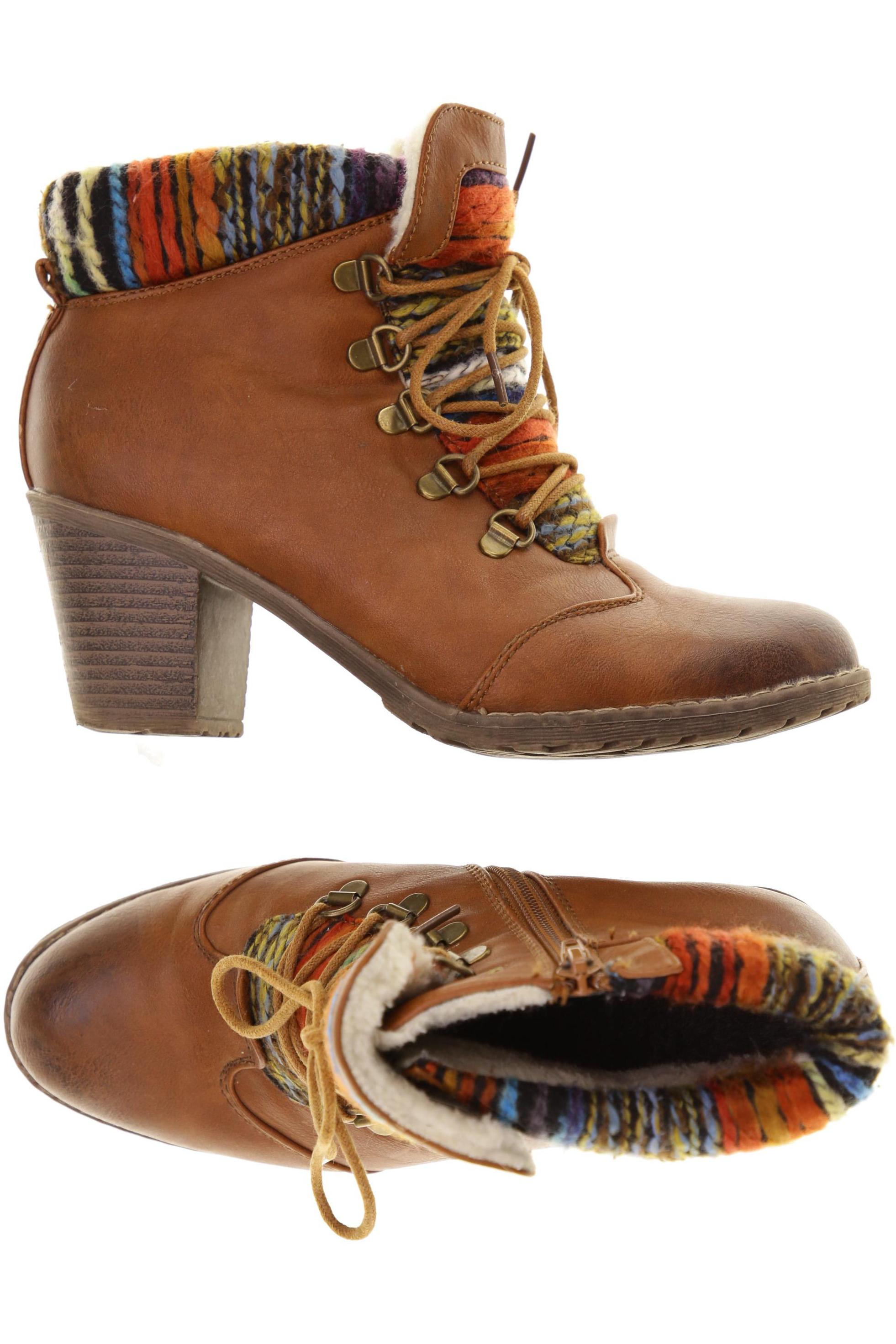 

Rieker Damen Stiefelette, orange, Gr. 37