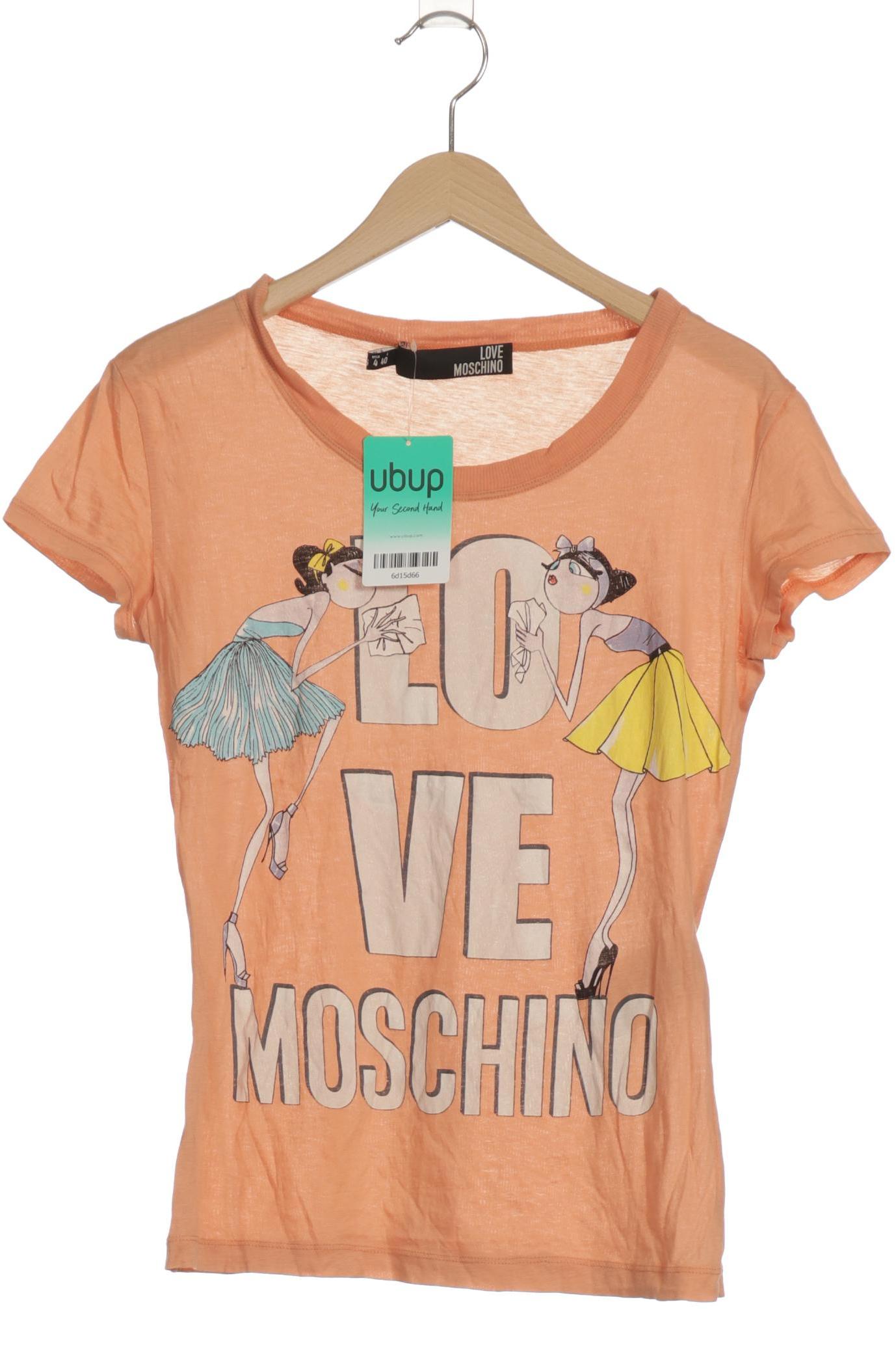 

Love Moschino Damen T-Shirt, orange, Gr. 36