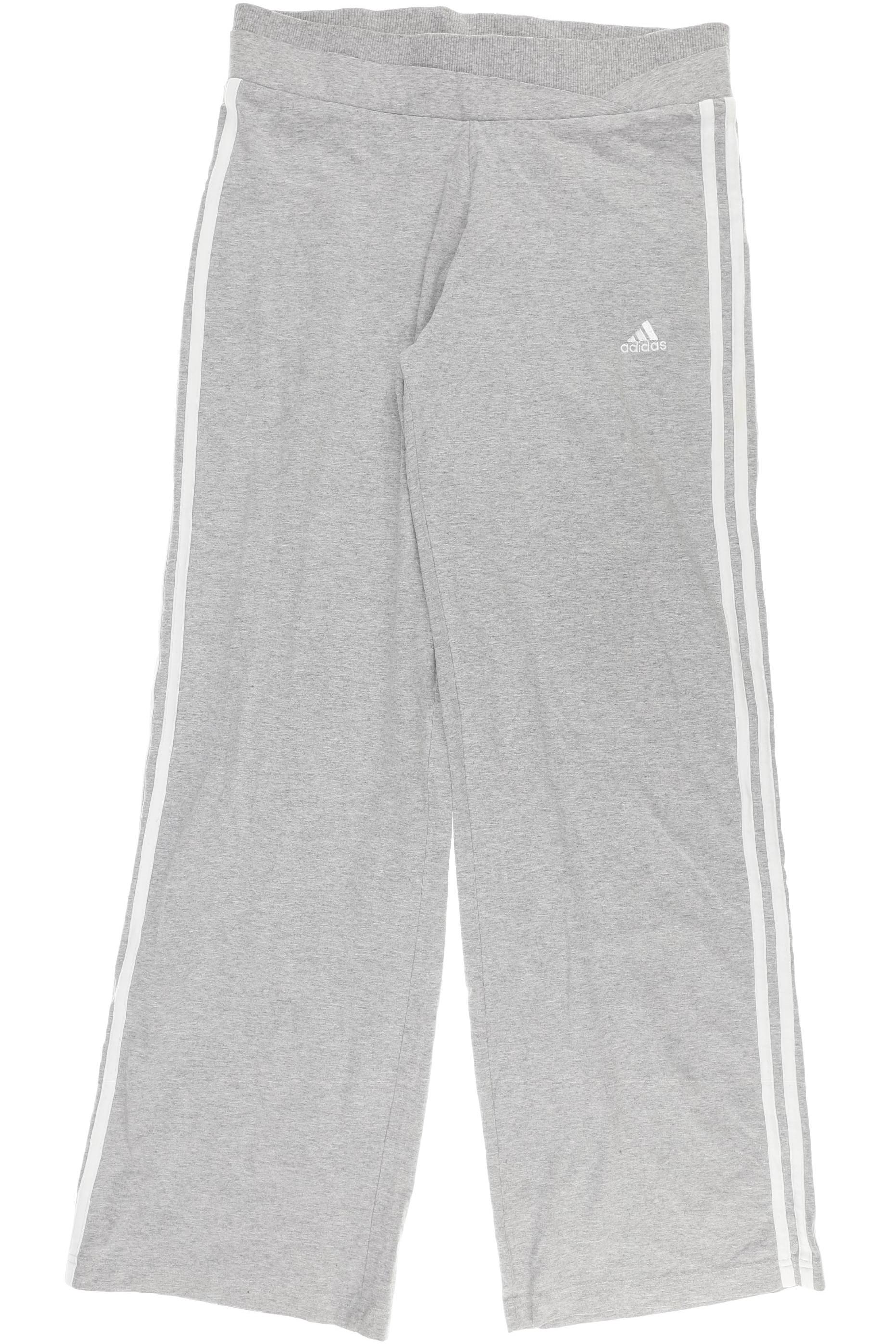 

adidas Damen Stoffhose, grau, Gr. 38