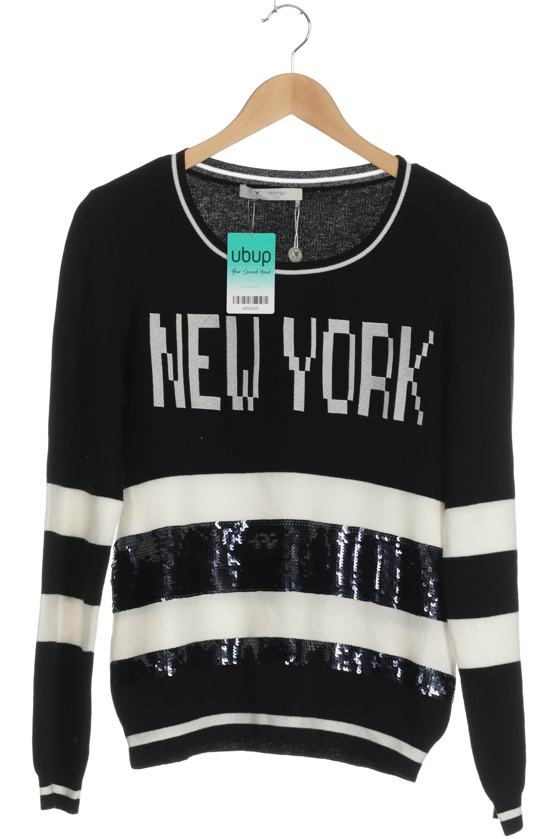 

monari Damen Pullover, schwarz, Gr. 38