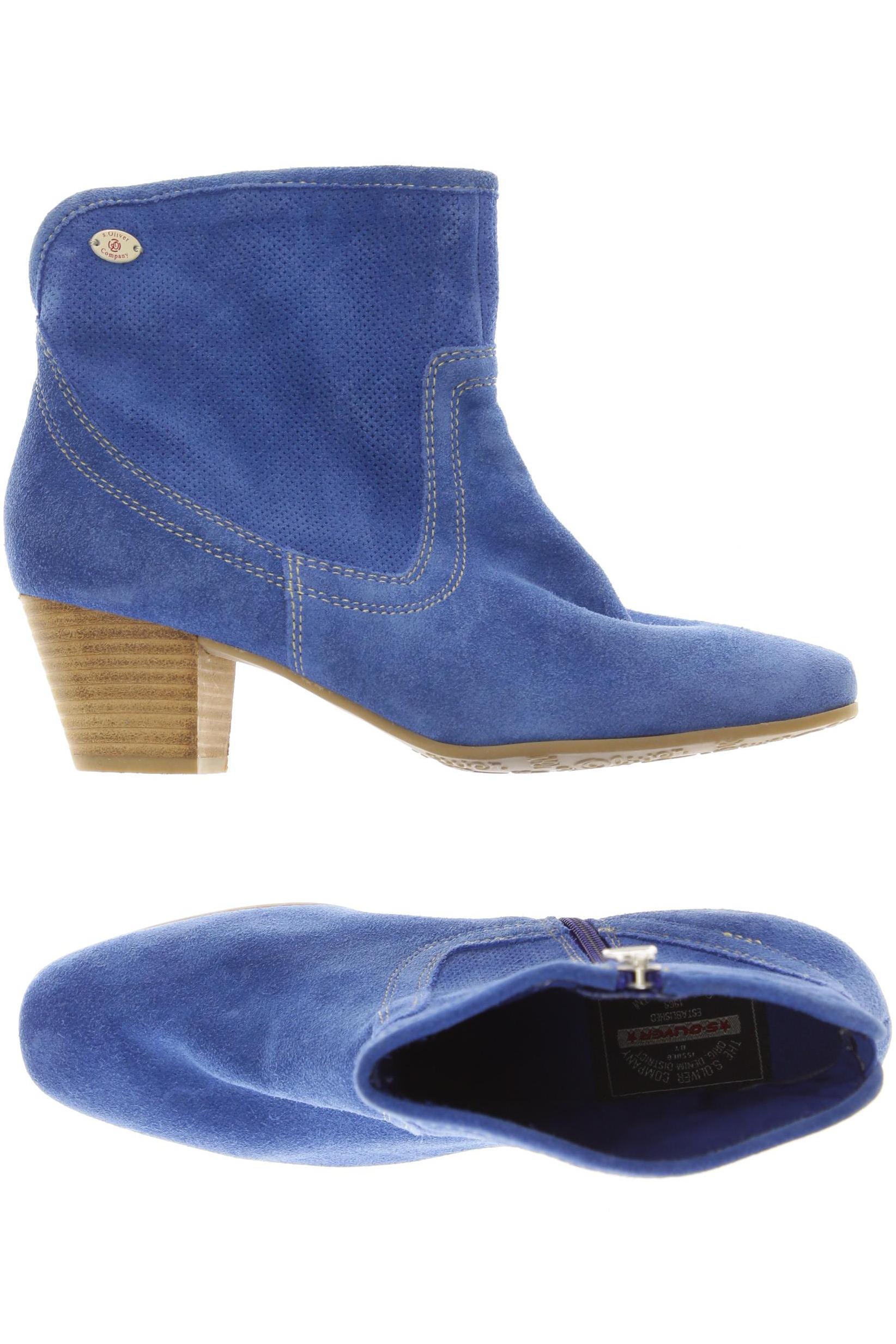 

s.Oliver Damen Stiefelette, blau, Gr. 40