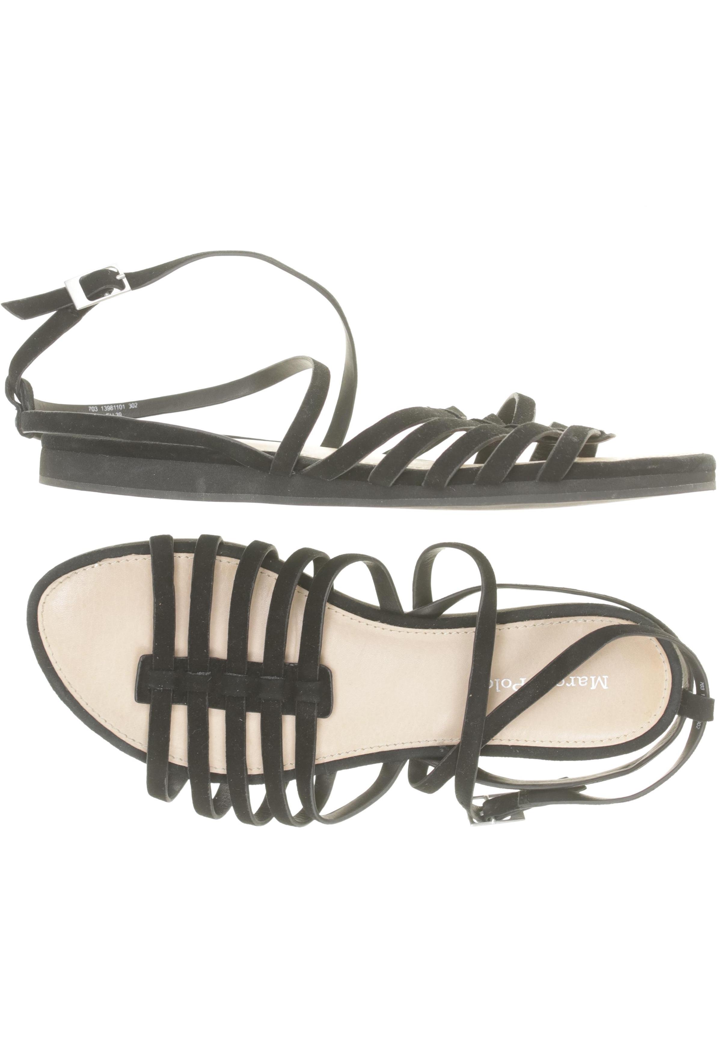 

Marc O Polo Damen Sandale, schwarz, Gr. 39