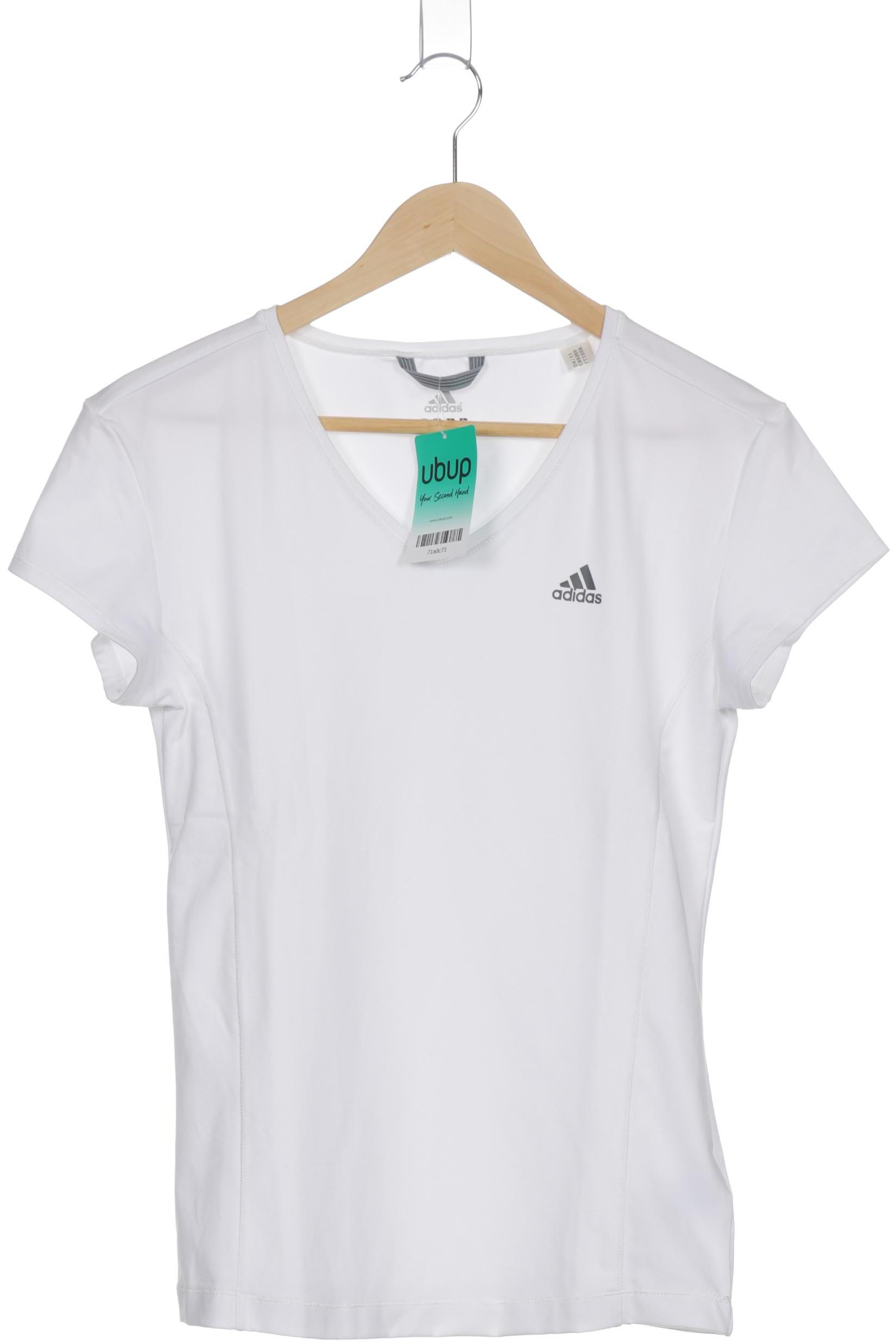 

adidas Damen T-Shirt, weiß, Gr. 40