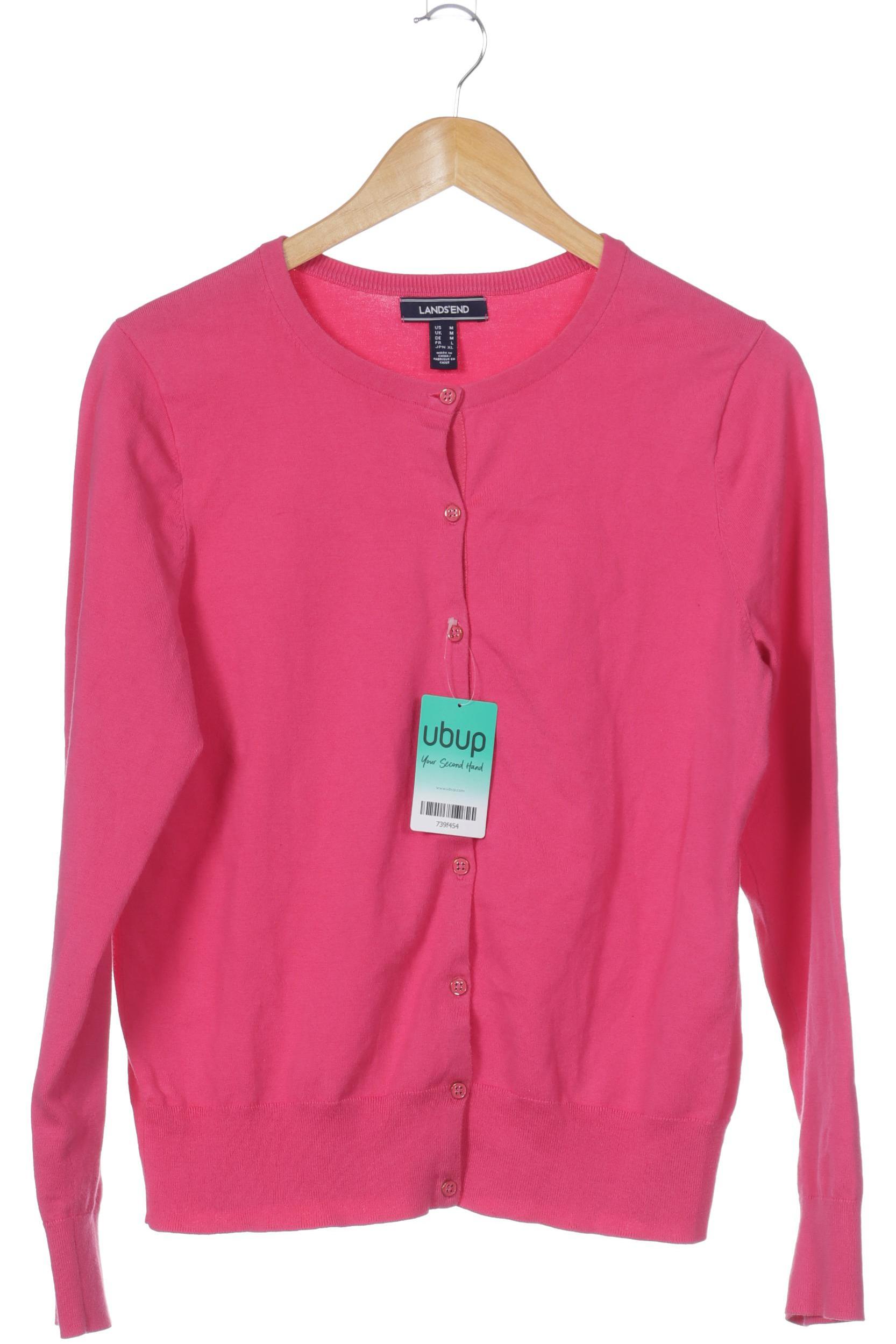 

Lands End Damen Strickjacke, pink, Gr.